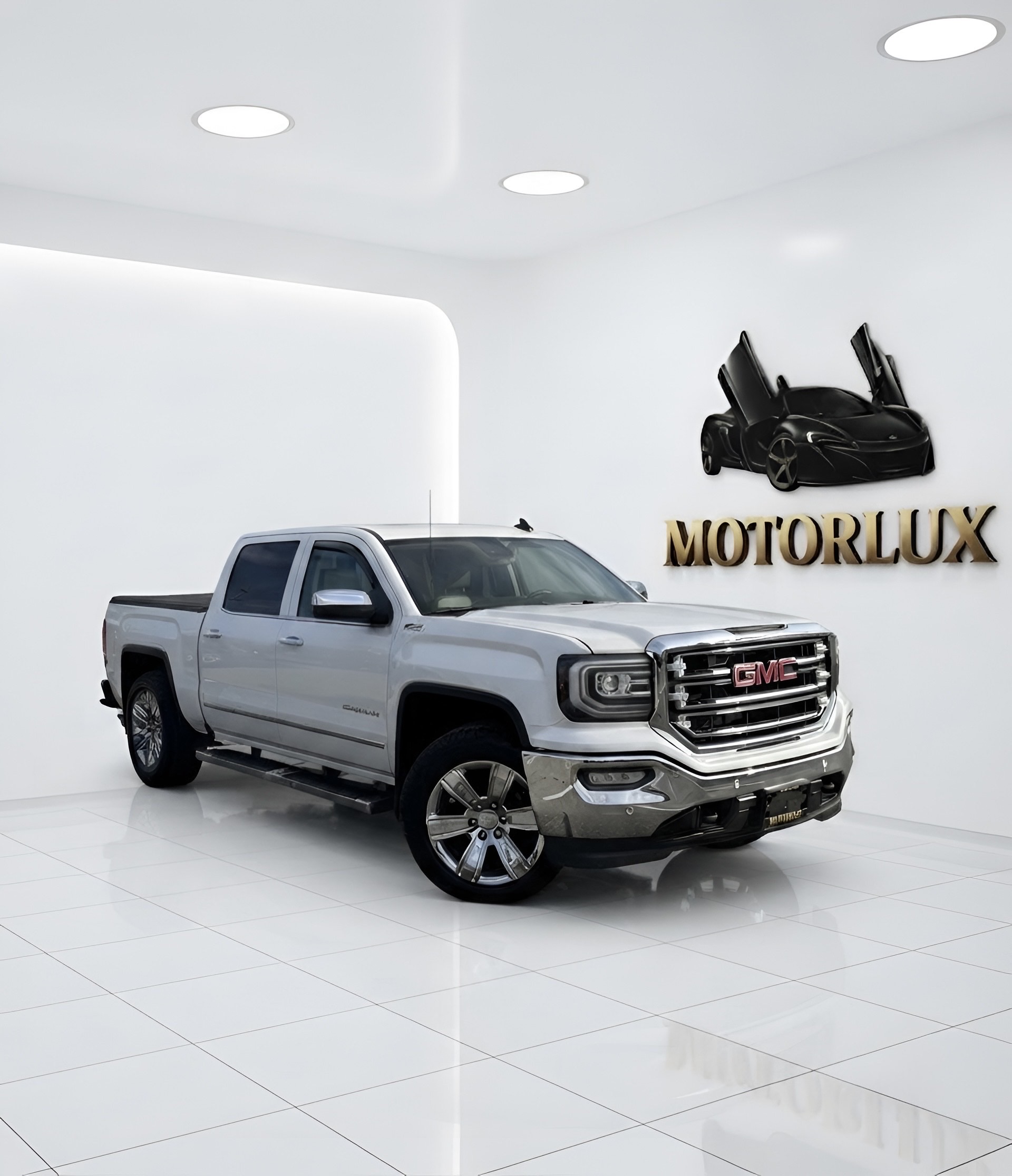 White 2016 GMC Sierra 1500 Pickup Truck Four-Wheel Drive Automatic