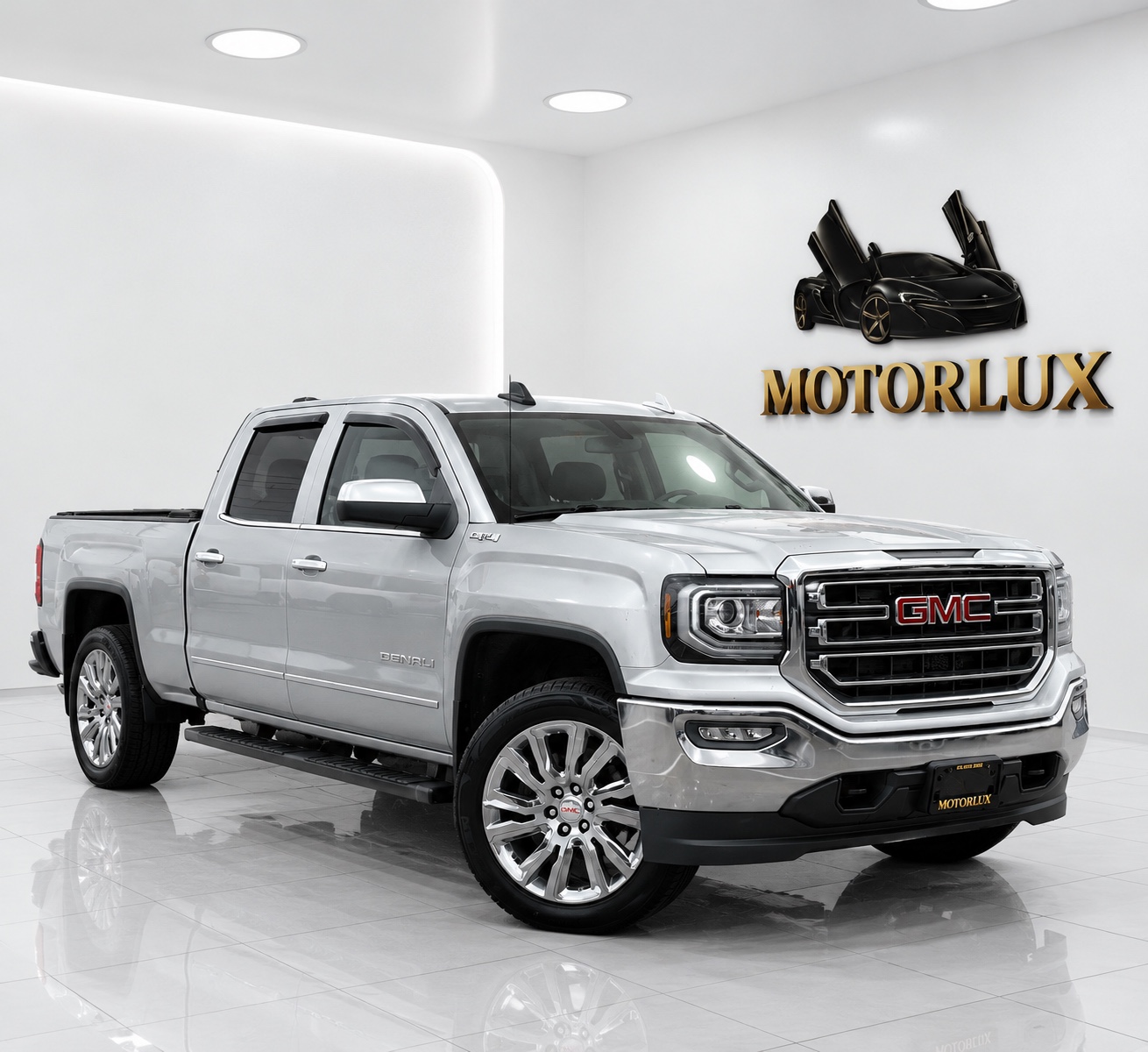 Silver 2016 GMC Sierra 1500 Pickup Truck Four-Wheel Drive Automatic