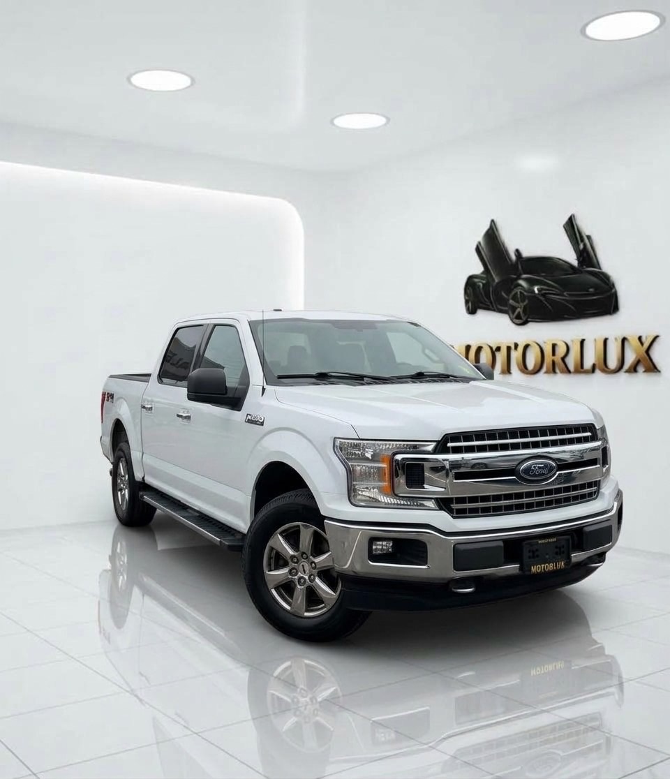 White 2018 Ford F-150 Pickup Truck Four-Wheel Drive Automatic