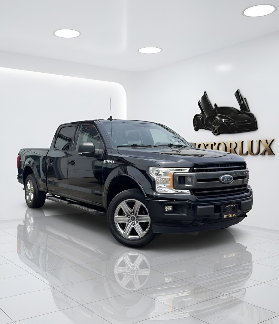 Black 2018 Ford F-150 Pickup Truck Four-Wheel Drive Automatic