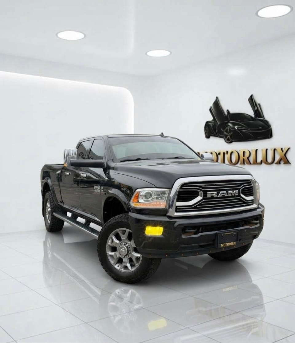 Black 2018 RAM 3500 Pickup Truck Four-Wheel Drive Automatic