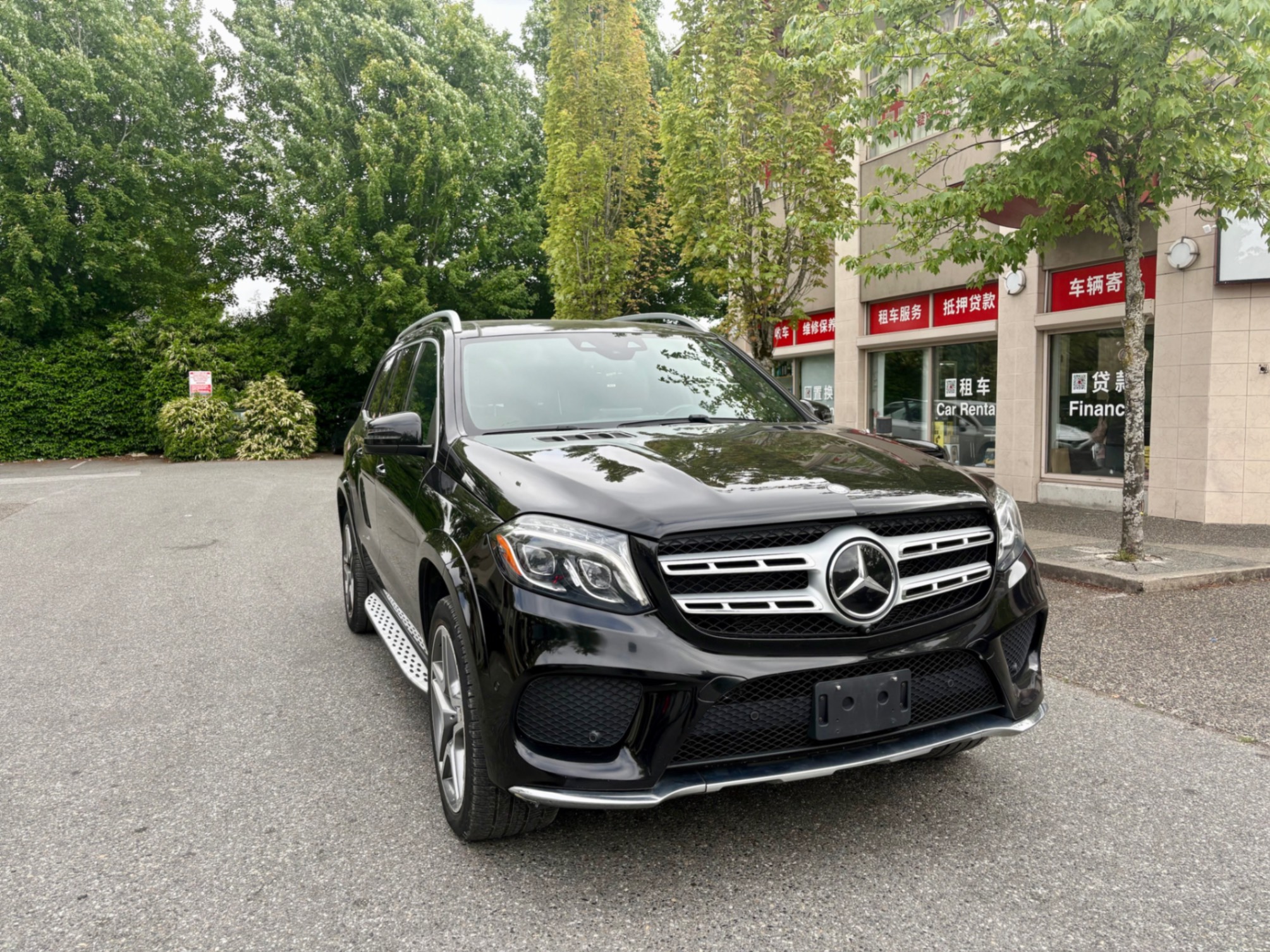 Black 2017 Mercedes-Benz GLS 450 4MATIC SUV / Crossover All-Wheel Drive Manual