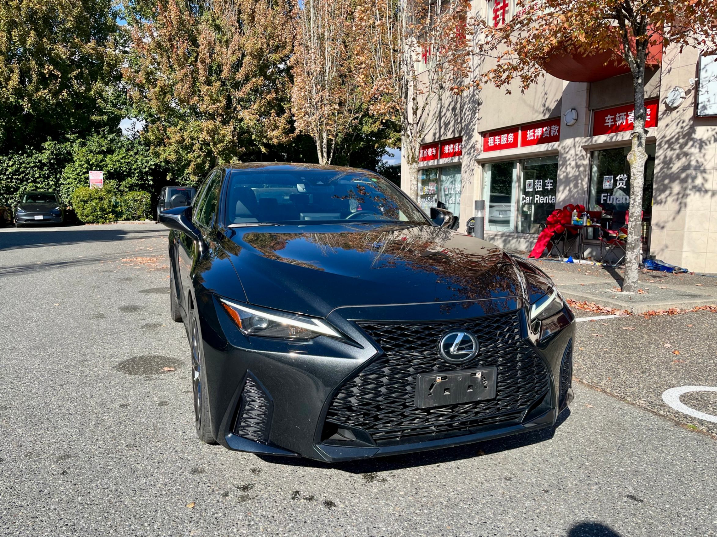 Black 2022 Lexus IS Sedan  Automatic