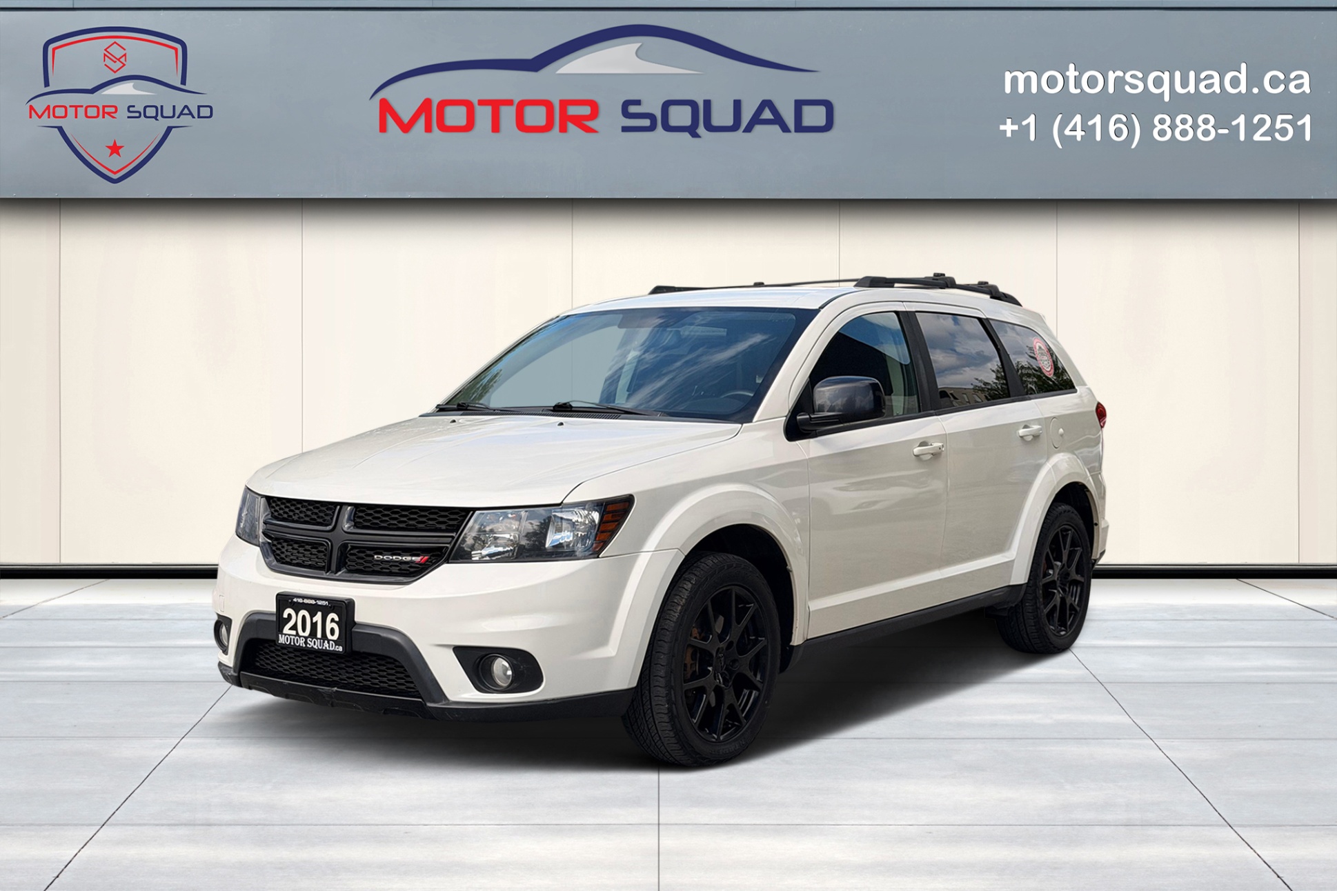 White 2016 Dodge Journey SXT FWD SUV / Crossover Front-Wheel Drive Automatic
