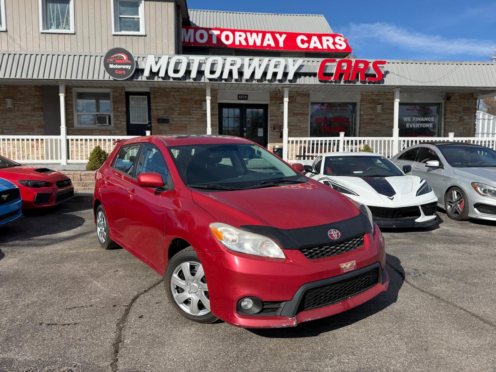 Red 2013 Toyota Matrix Hatchback Automatic