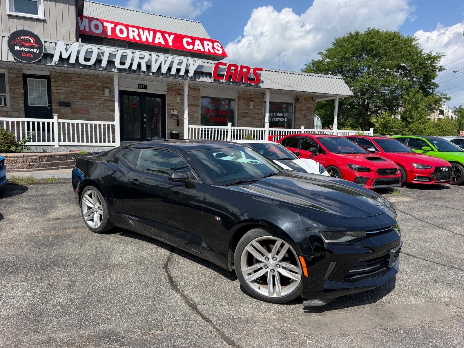 Gray 2017 Chevrolet Camaro Coupe Rear-Wheel Drive Automatic