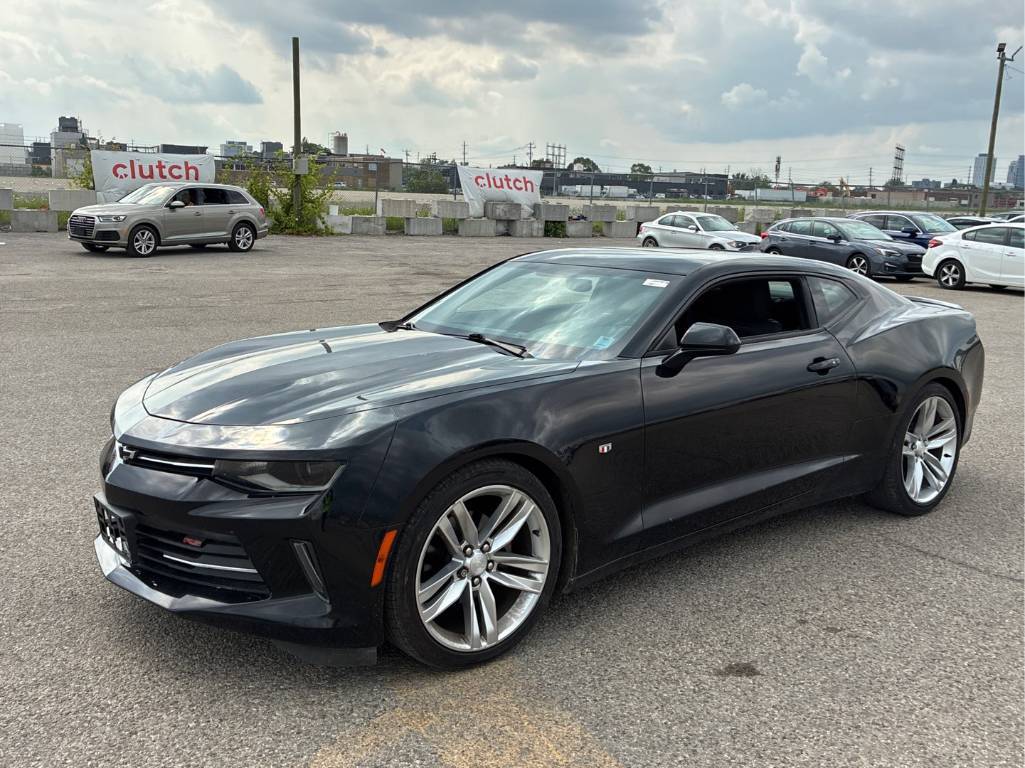 Gray 2017 Chevrolet Camaro Coupe Rear-Wheel Drive Automatic