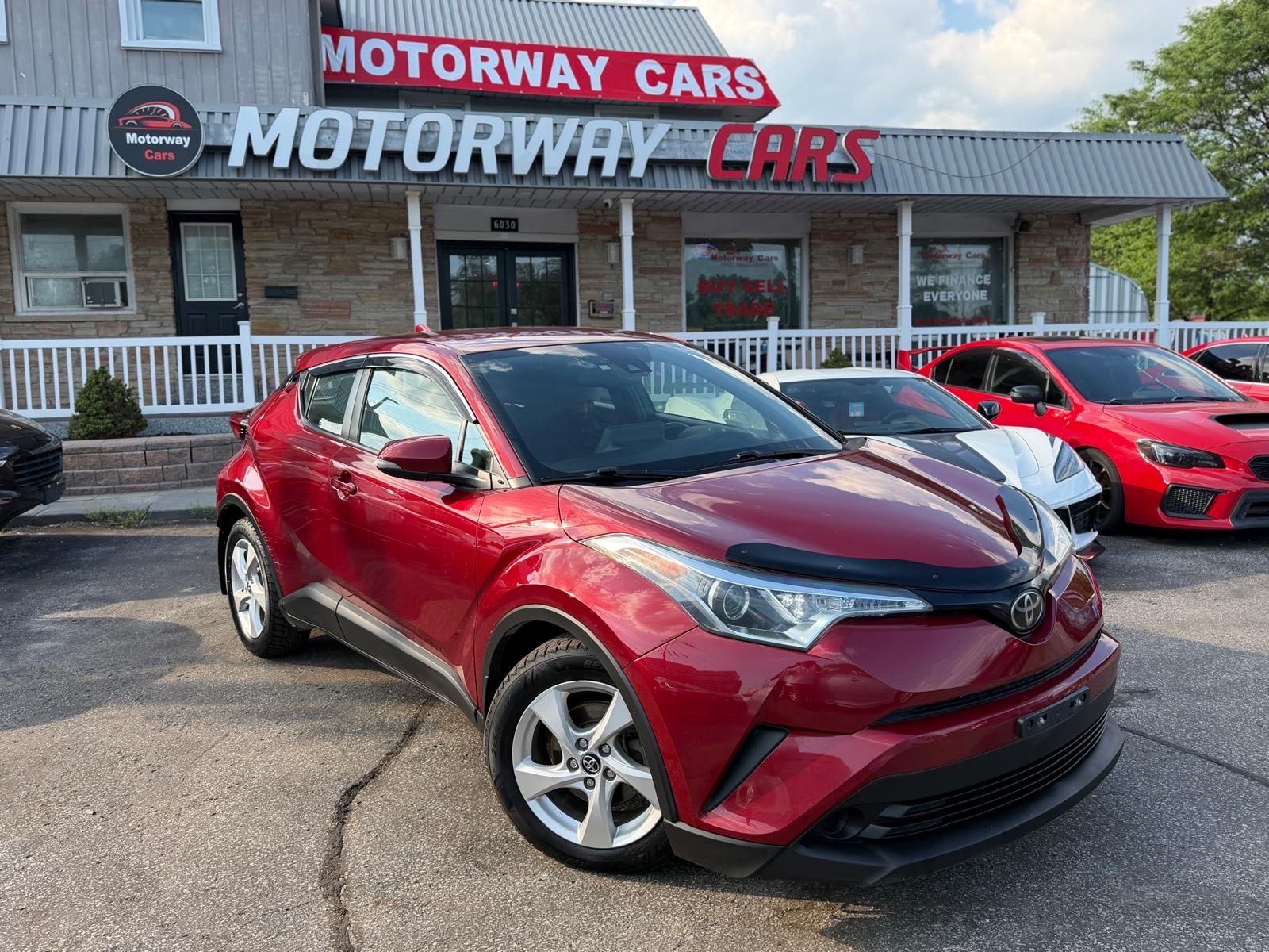 Metallic Blaze Red 2019 Toyota C-HR SUV / Crossover Front-Wheel Drive Automatic