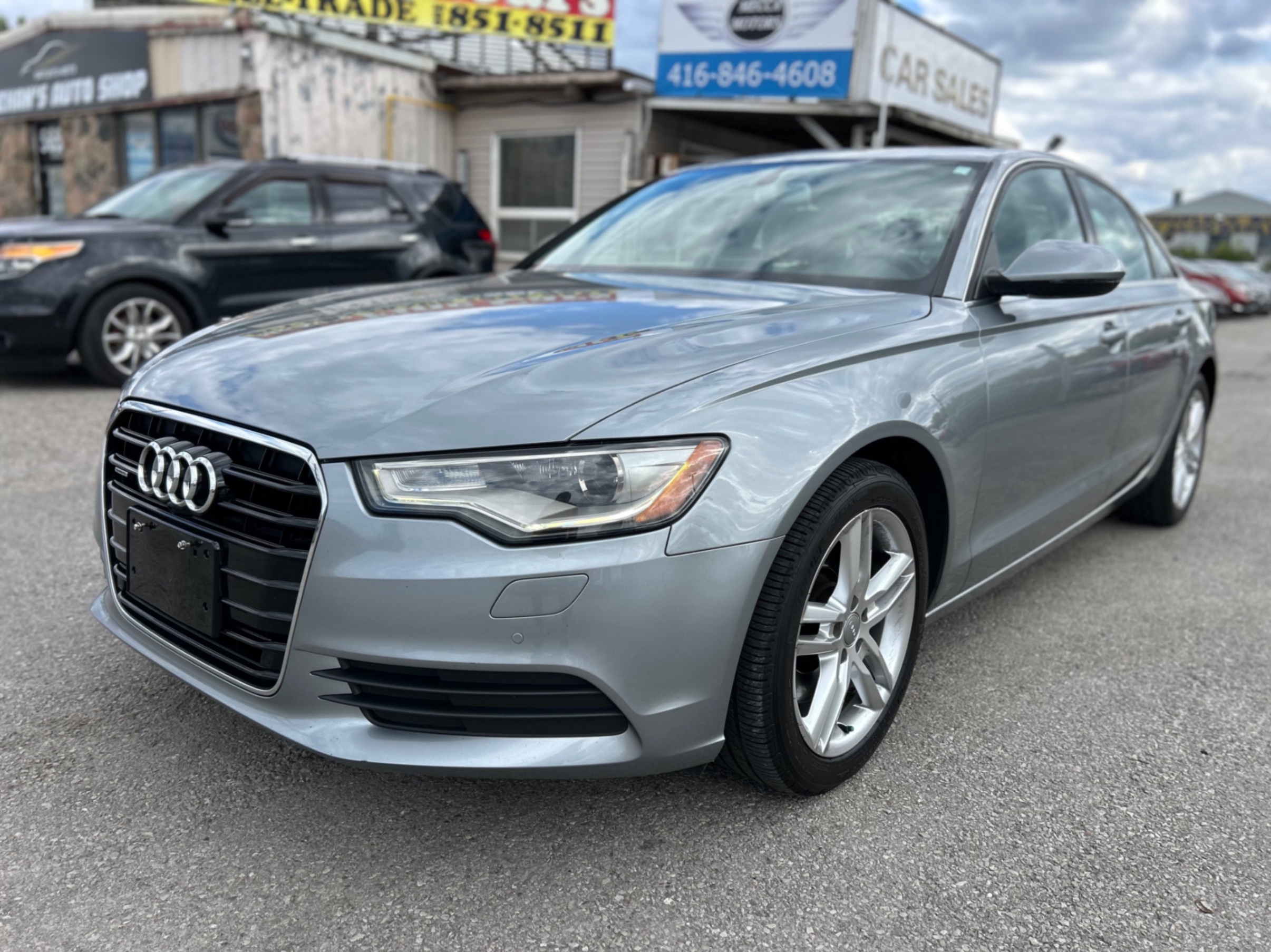 Gray 2014 Audi A6 2.0T quattro Progressiv Sedan AWD Sedan Automatic