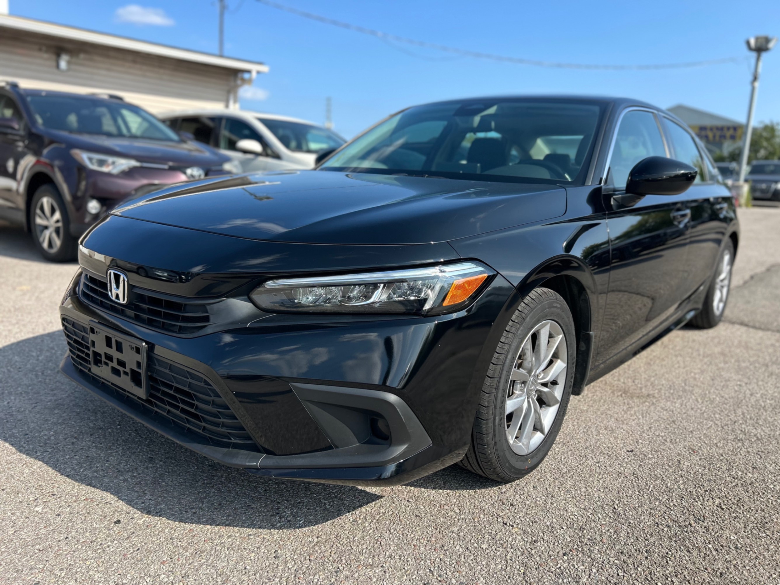 Black 2024 Honda Civic Sedan Front-Wheel Drive Automatic