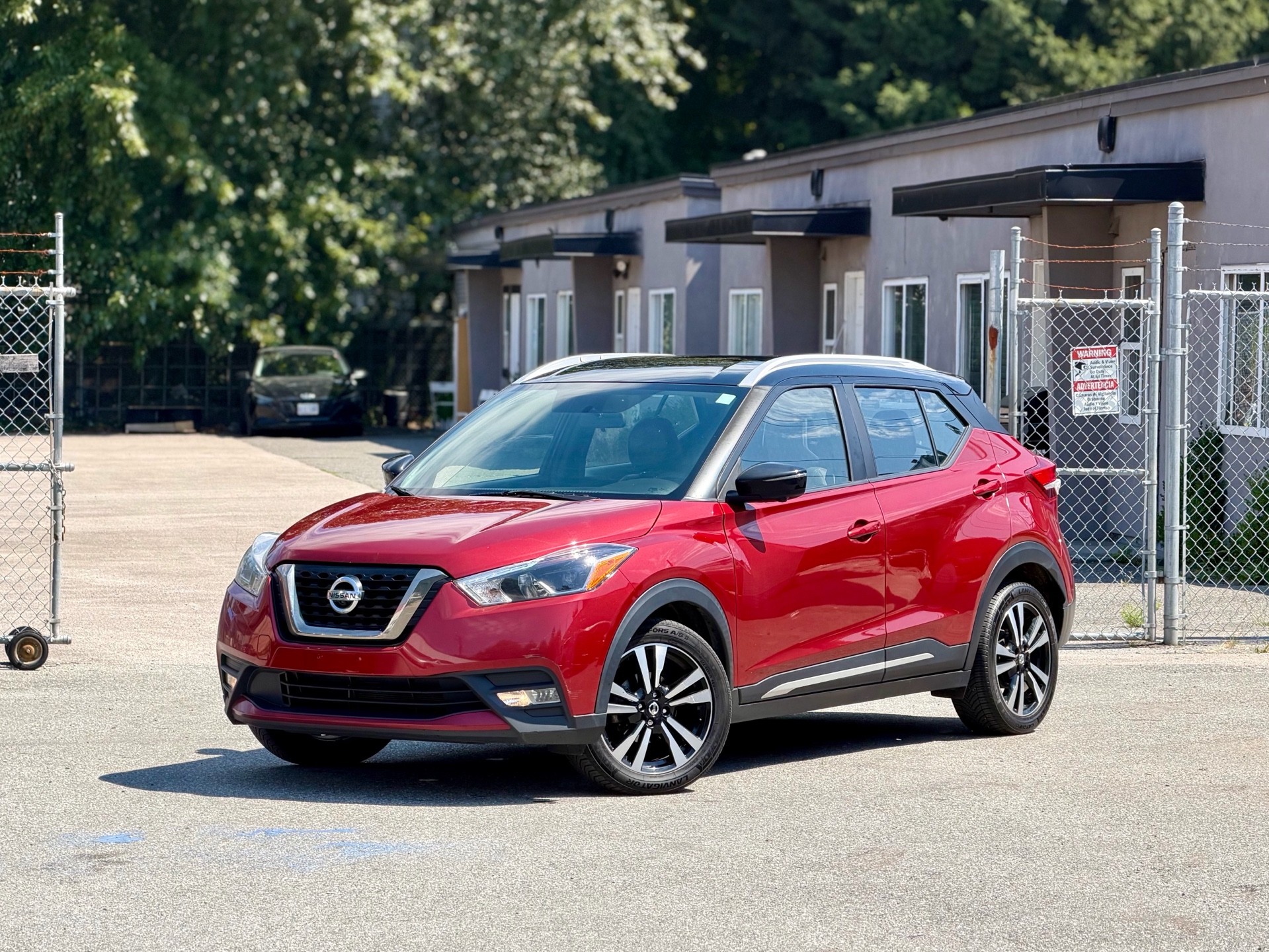 Red 2019 Nissan Kicks SUV / Crossover Front-Wheel Drive Automatic