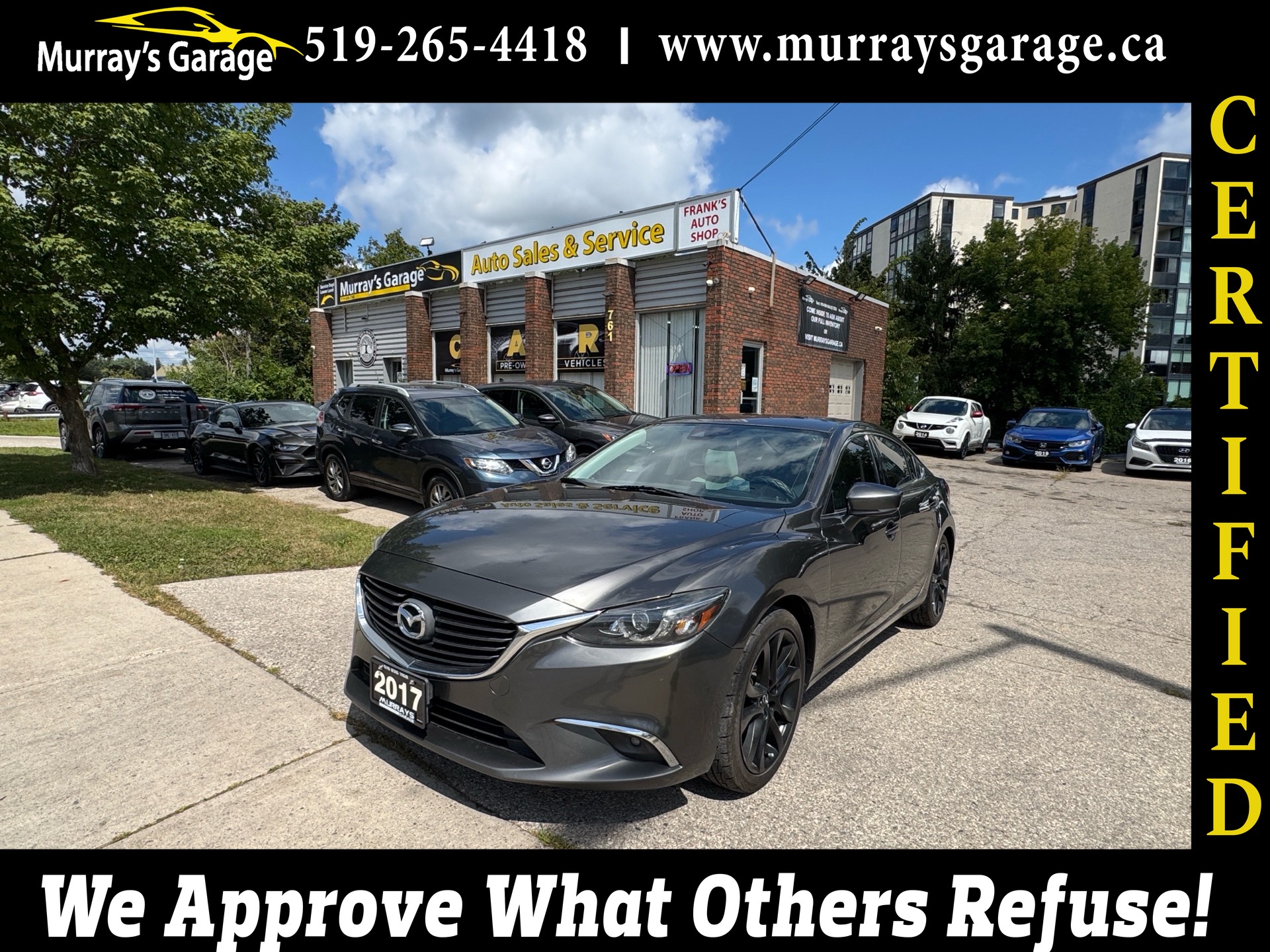 Gray 2017 Mazda MAZDA6 Sedan 6-Speed Manual