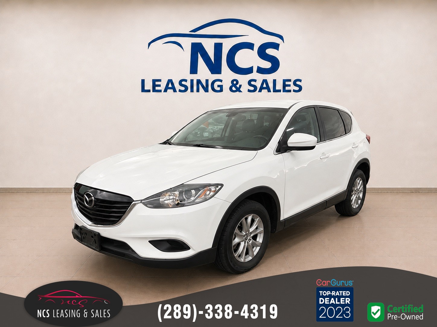 White 2015 Mazda CX-9 SUV / Crossover  Automatic