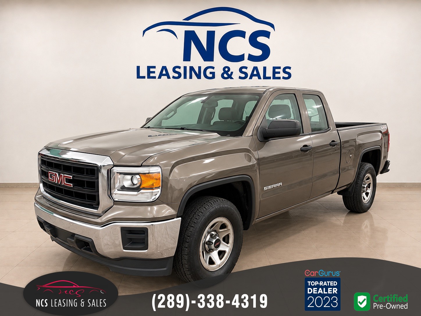 Brown 2014 GMC Sierra 1500 Pickup Truck Four-Wheel Drive Automatic