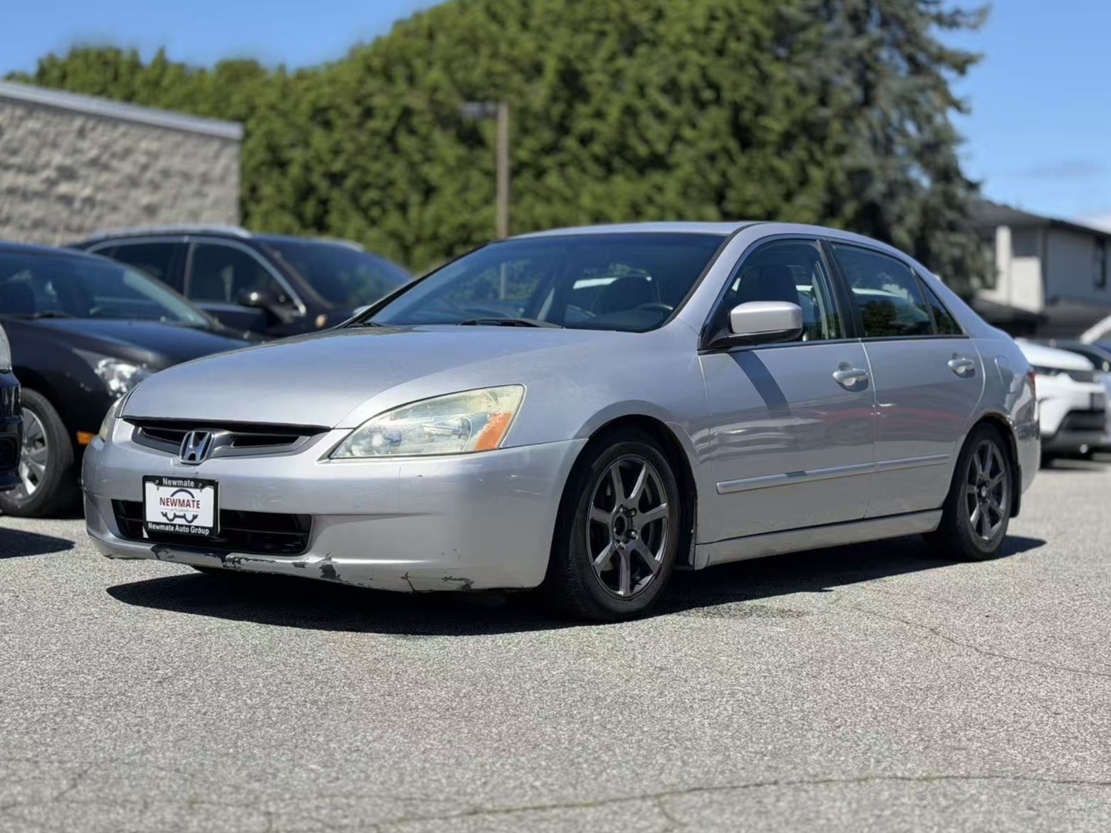 Silver 2003 Honda Accord EX Sedan Front-Wheel Drive Automatic