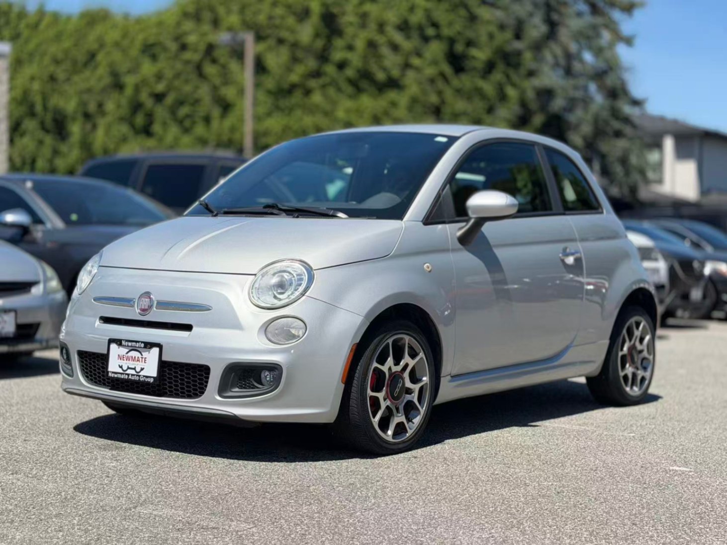 Silver 2013 FIAT 500 Sport Hatchback Front-Wheel Drive Automatic