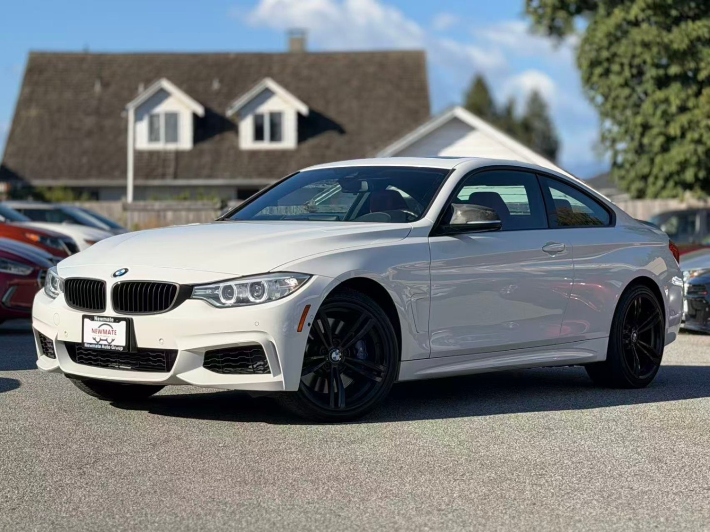 White 2015 BMW 4 Series Coupe All-Wheel Drive Automatic