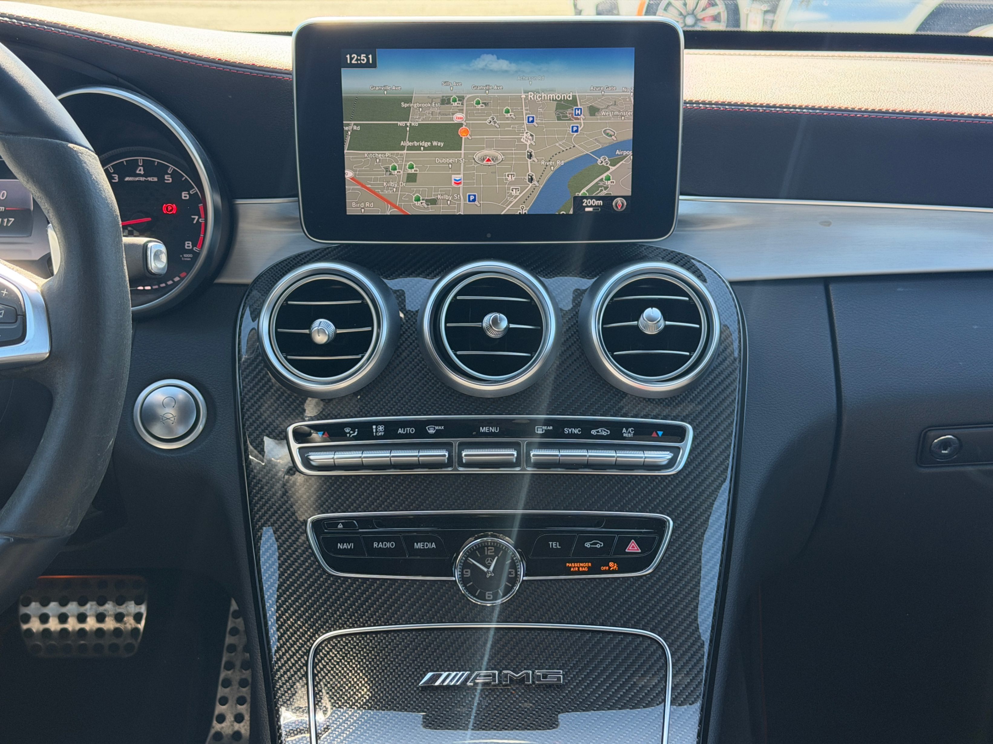 2017 Mercedes-Benz C-Class AMG C 43 4MATIC. LOCAL BC VEHICLE. LOW KILOMETRES., 温哥华, 全款车