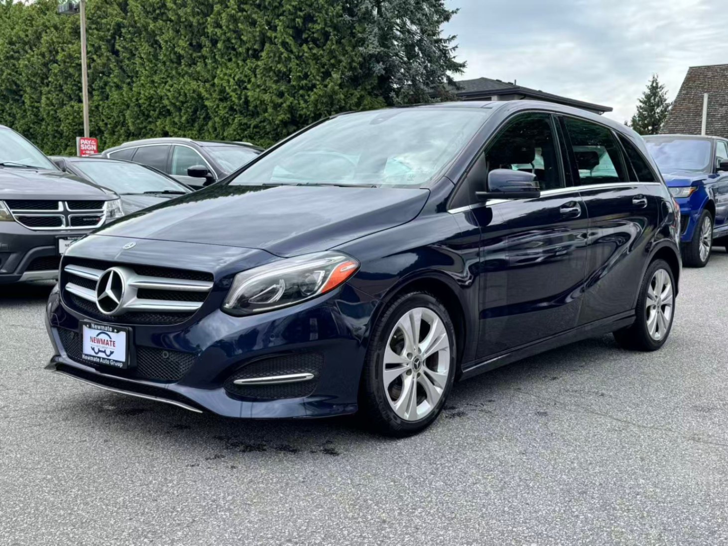Matte Blue 2018 Mercedes-Benz B-Class Hatchback Automatic