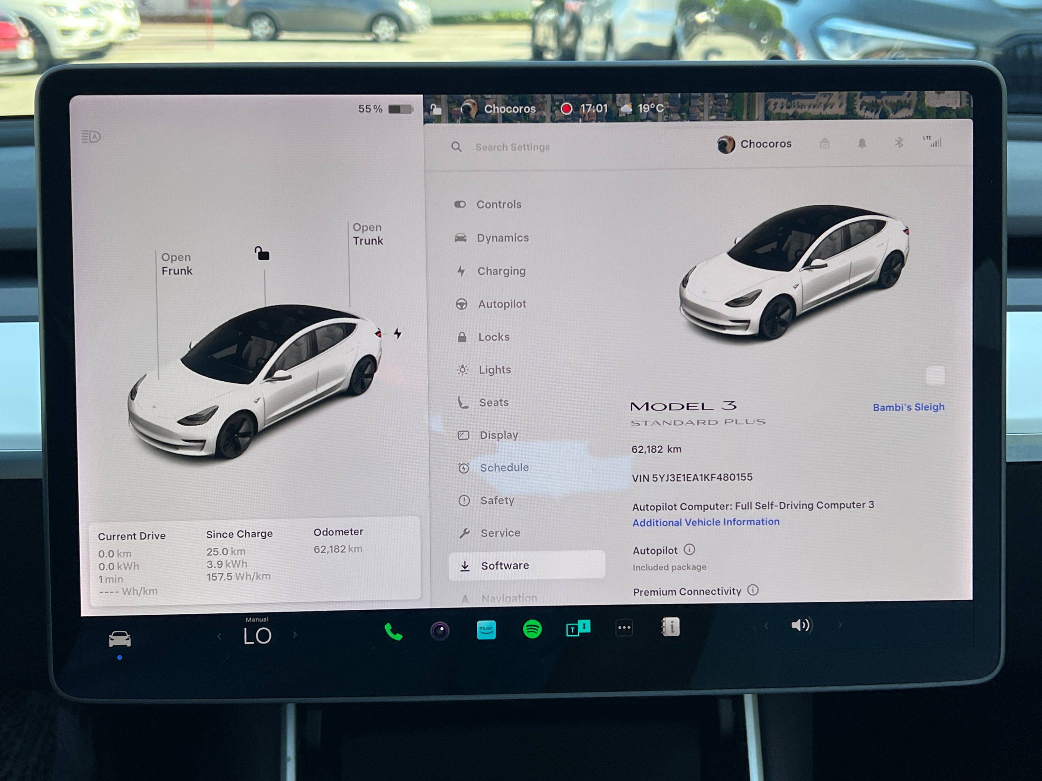 2019 Tesla Model 3 Standard Range RWD. ONE OWNER. BC LOCAL VEHICLE., Vancouver, Cash