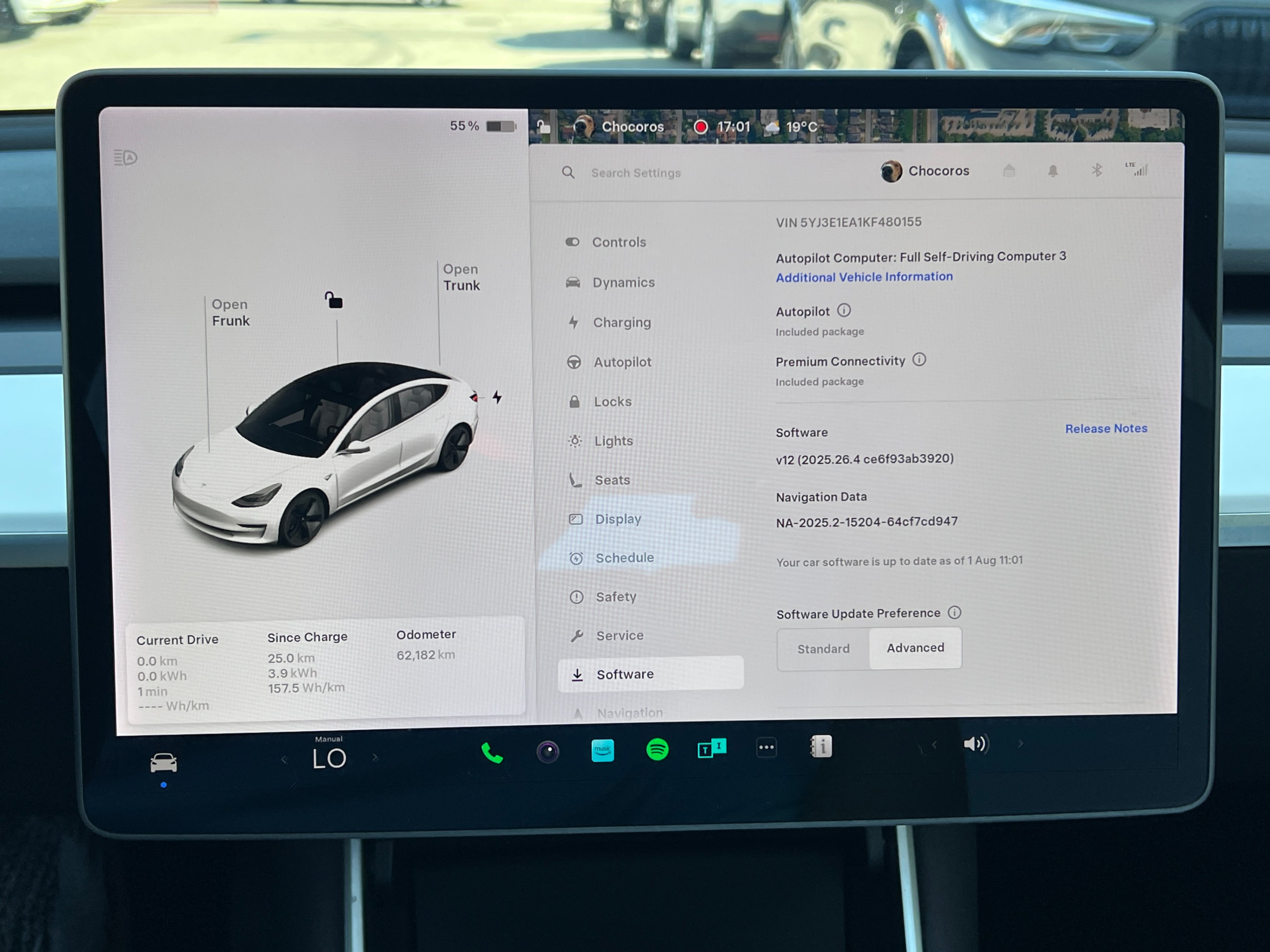 2019 Tesla Model 3 Standard Range RWD. ONE OWNER. BC LOCAL VEHICLE., Vancouver, Cash
