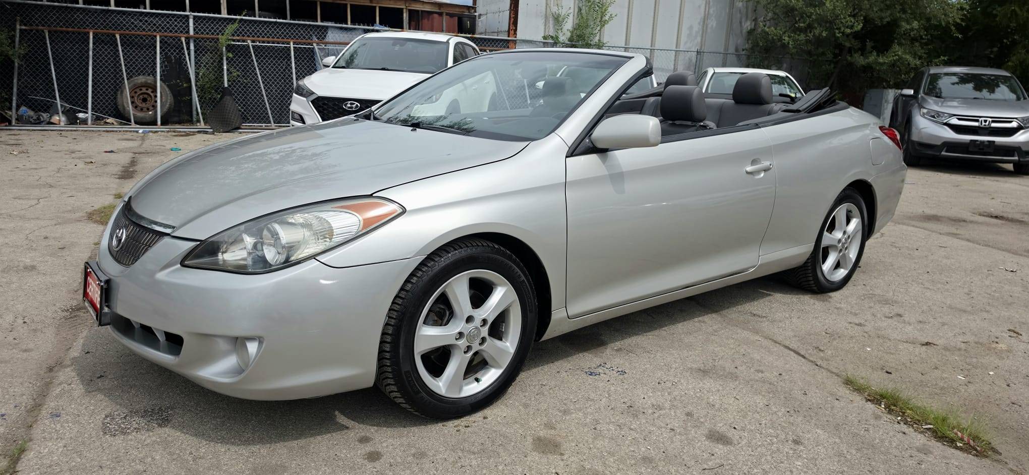 Silver 2005 Toyota Camry Solara Convertible Front-Wheel Drive Automatic