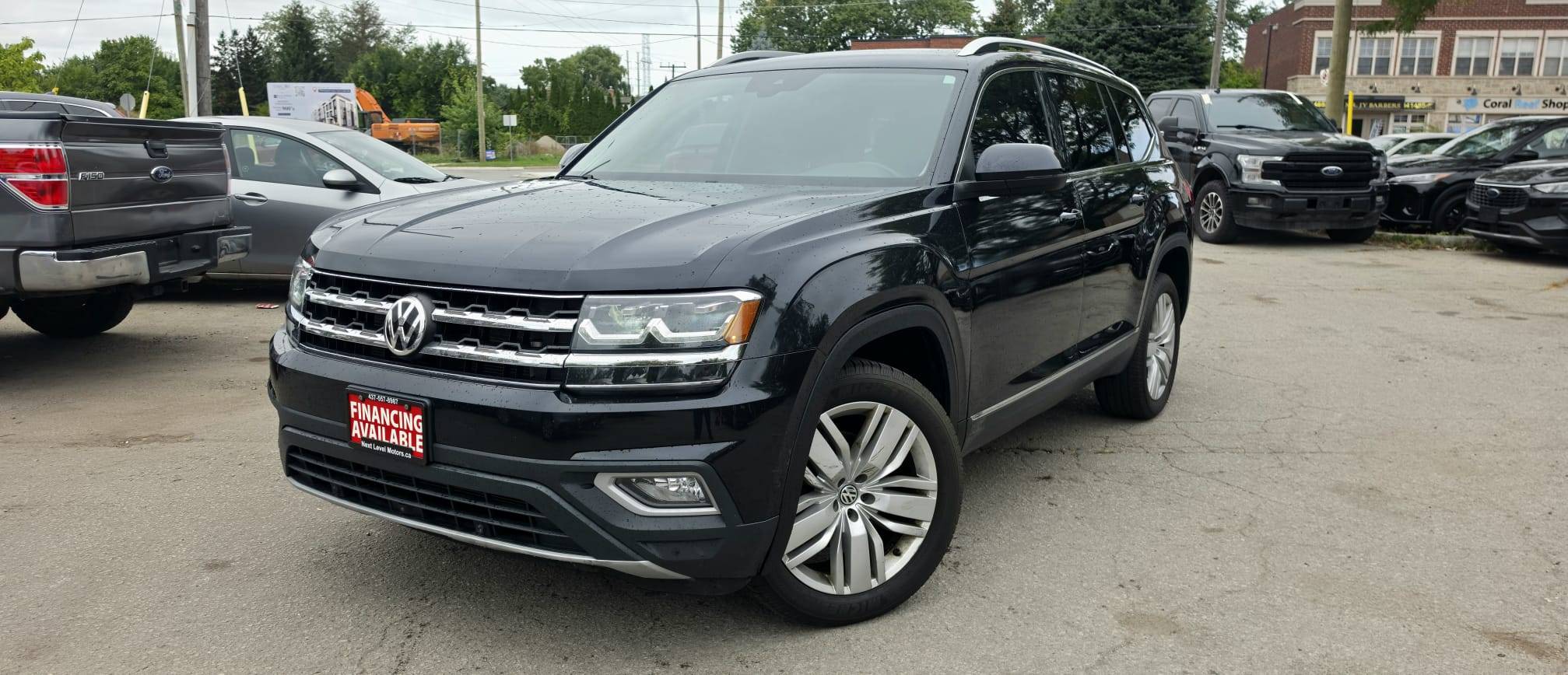 Black 2018 Volkswagen Atlas SUV / Crossover All-Wheel Drive Automatic