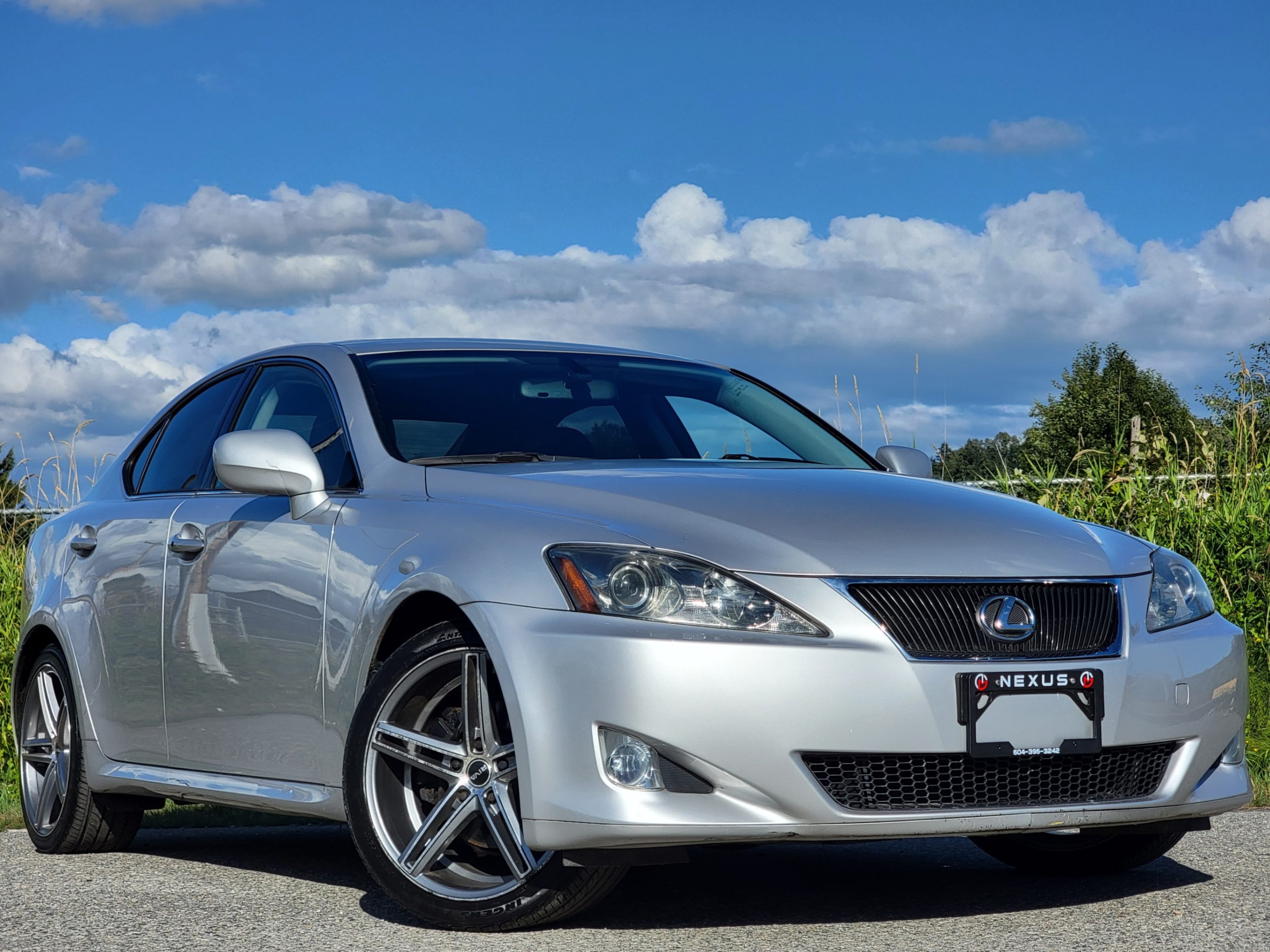 White 2006 Lexus IS Sedan Rear-Wheel Drive 6-Speed Manual