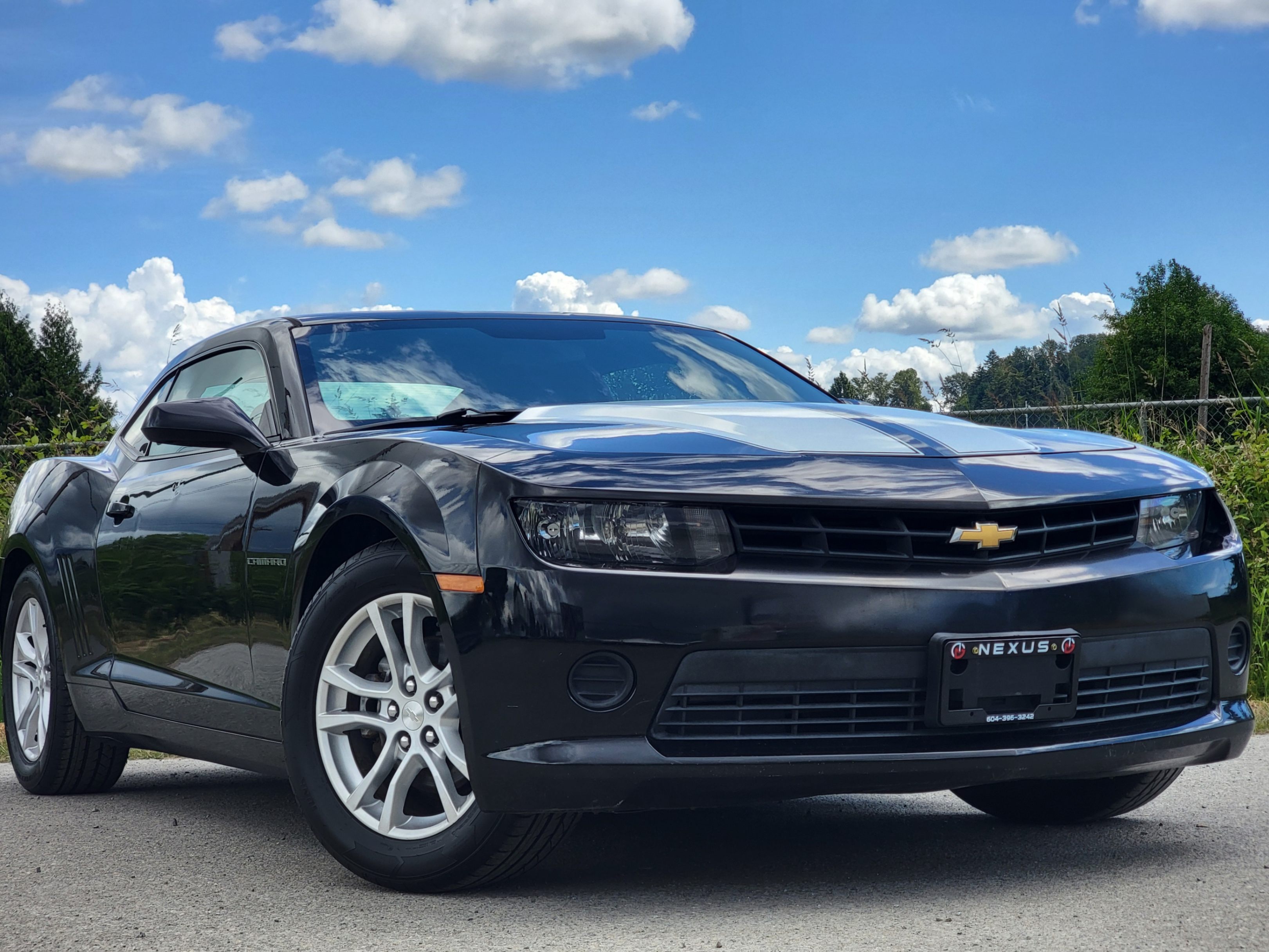 Black 2014 Chevrolet Camaro Coupe Rear-Wheel Drive Automatic