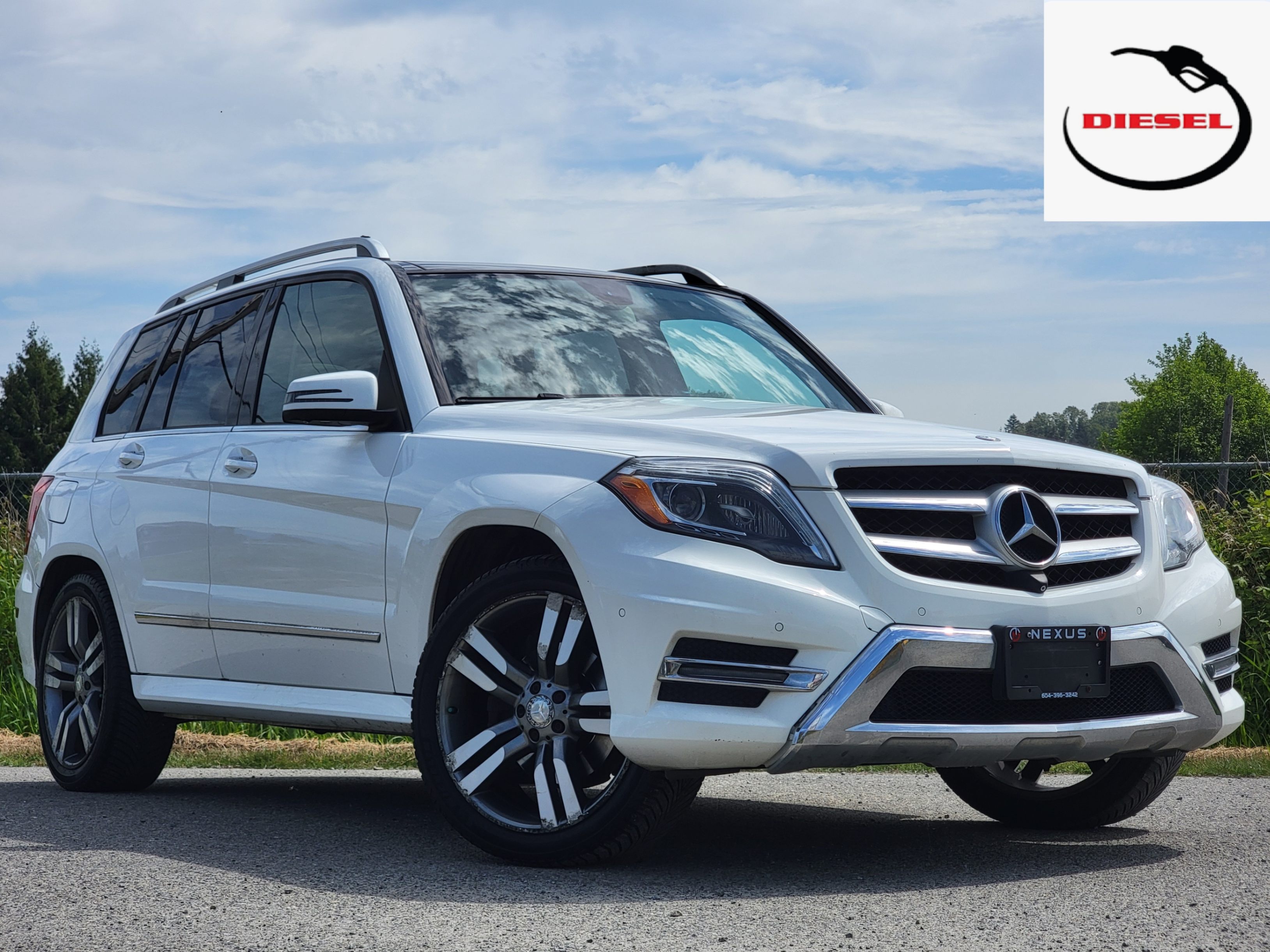 White 2015 Mercedes-Benz GLK SUV / Crossover All-Wheel Drive Automatic