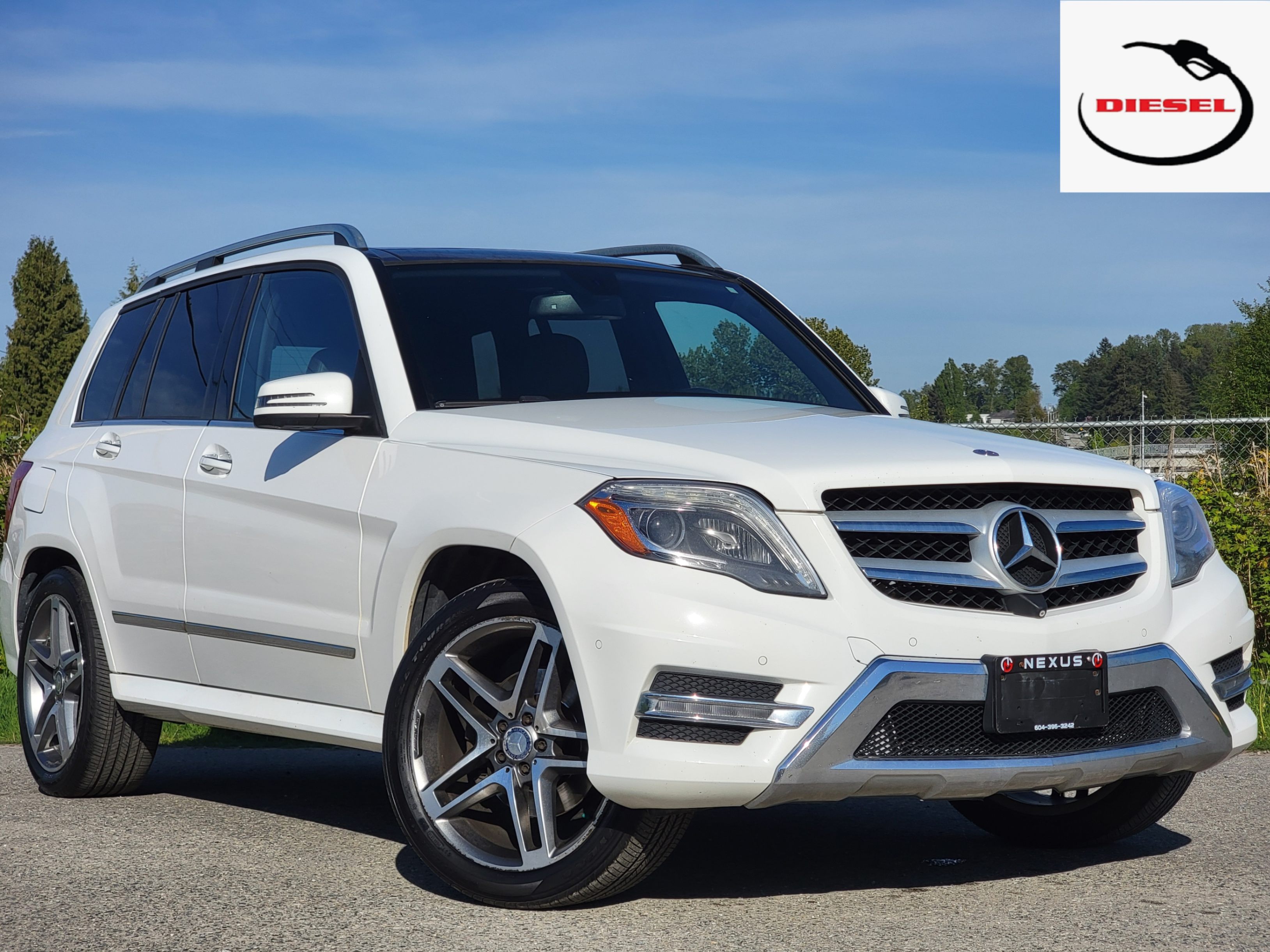 White 2015 Mercedes-Benz GLK SUV / Crossover All-Wheel Drive Automatic