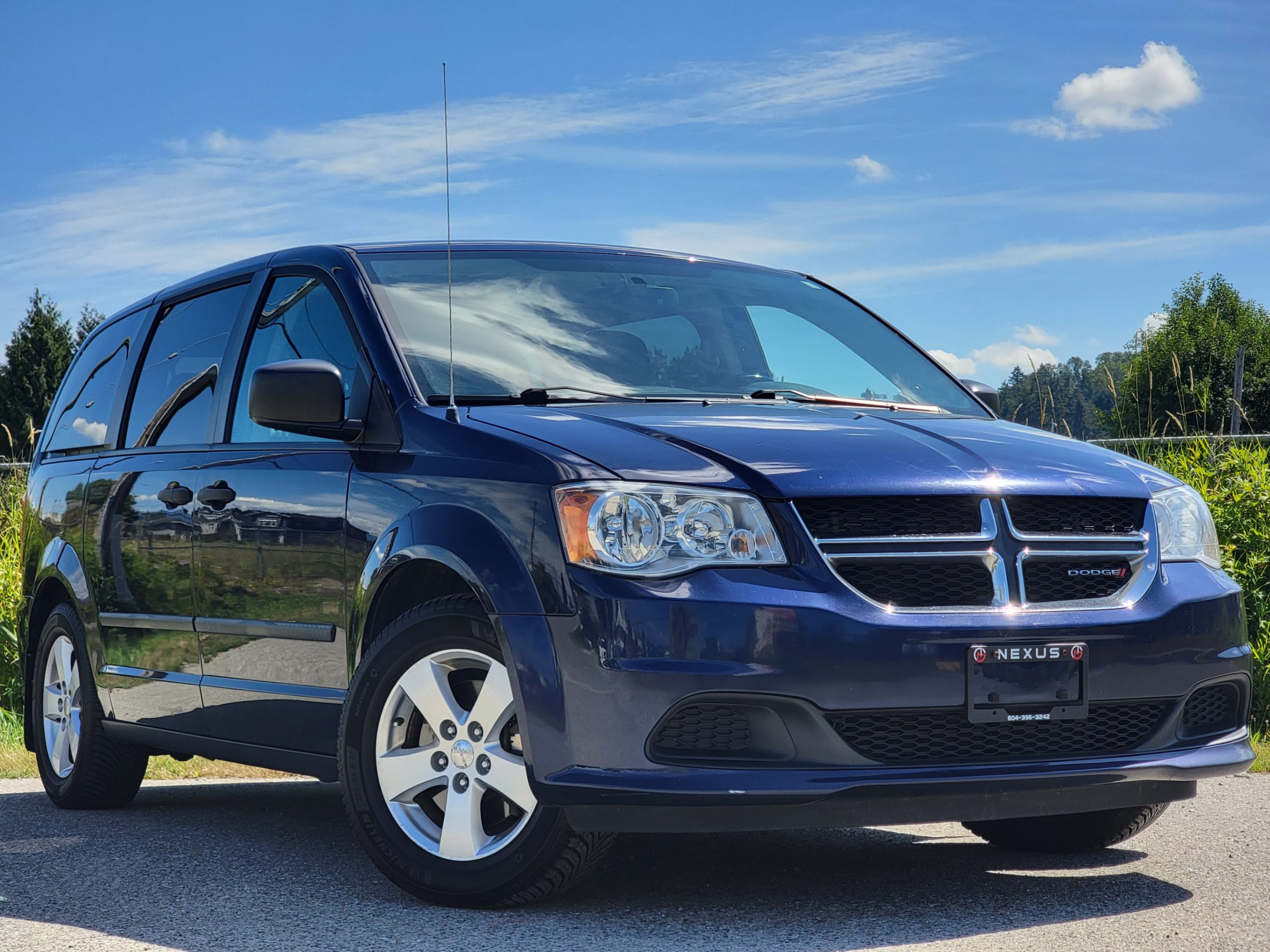 Blue 2017 Dodge Grand Caravan Minivan  Automatic