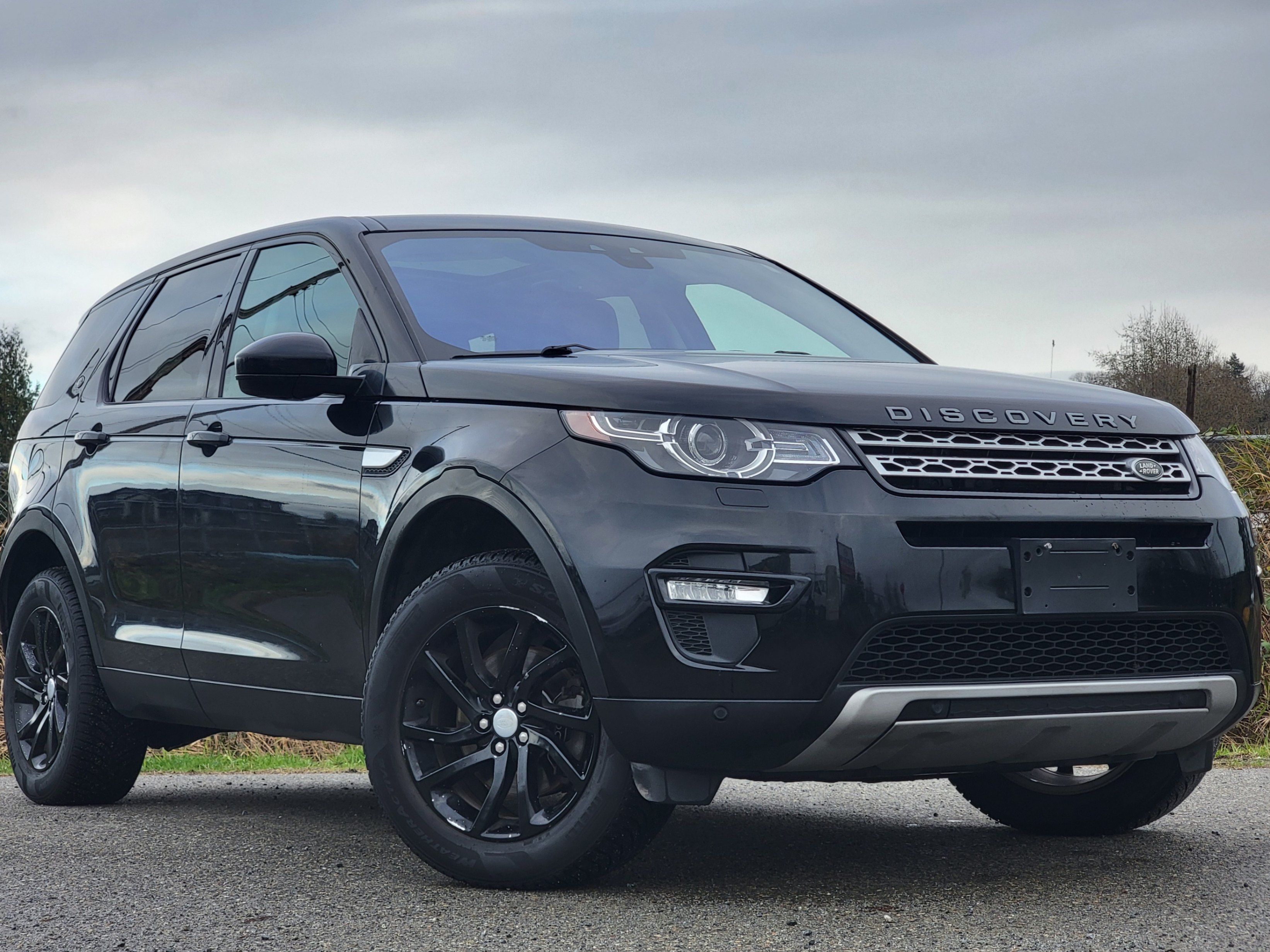 Black 2019 Land Rover Discovery Sport SUV / Crossover All-Wheel Drive Automatic