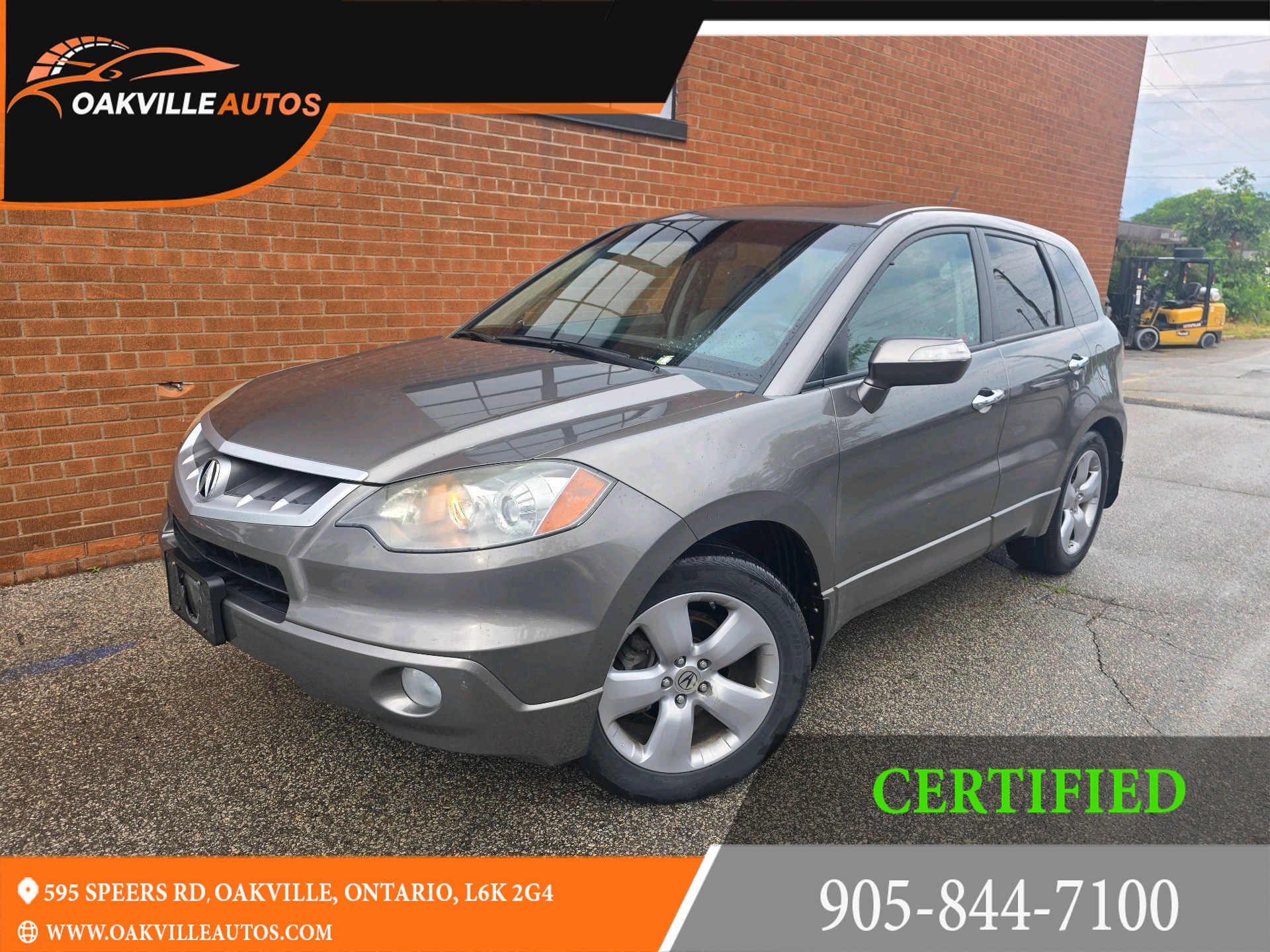 Gray 2008 Acura RDX SUV / Crossover All-Wheel Drive Automatic
