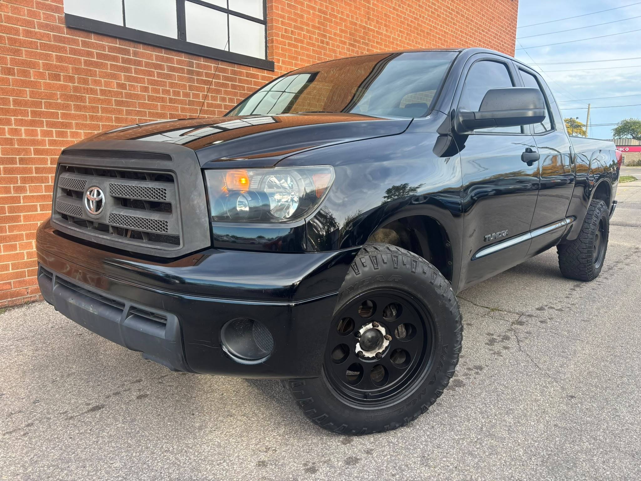 Black 2010 Toyota Tundra Pickup Truck Four-Wheel Drive Automatic