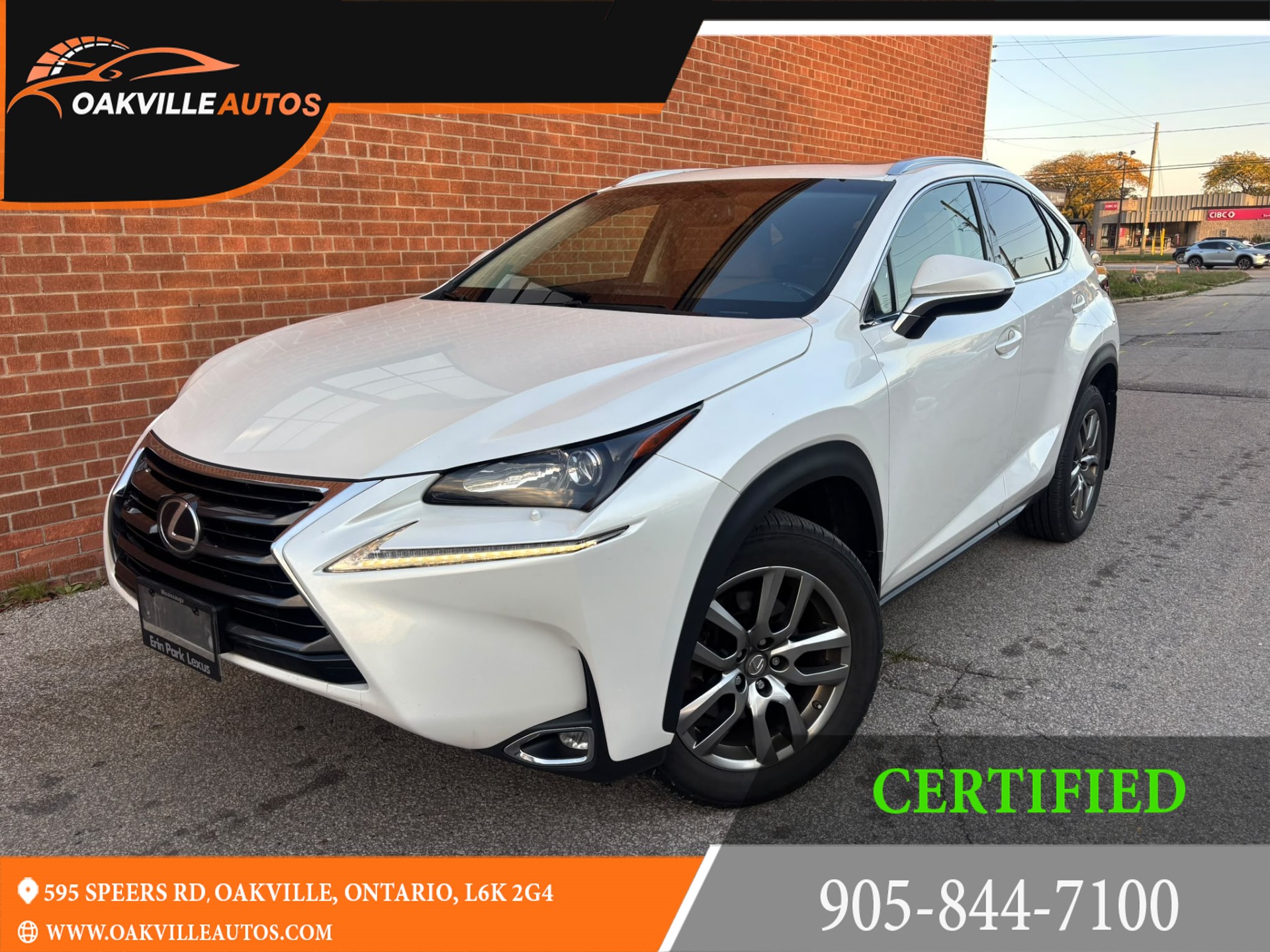 White 2015 Lexus NX SUV / Crossover All-Wheel Drive Automatic