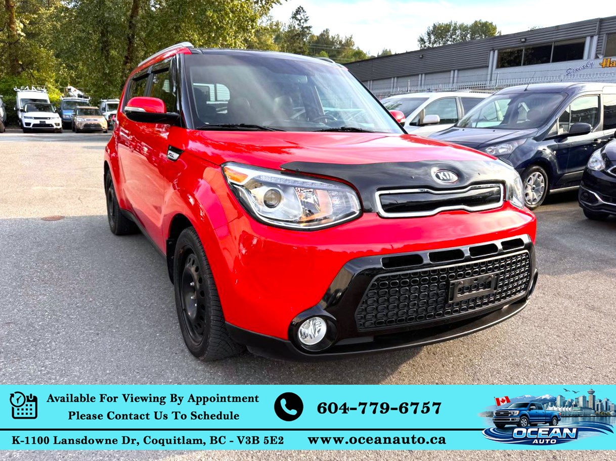 Red 2015 Kia Soul Wagon Automatic