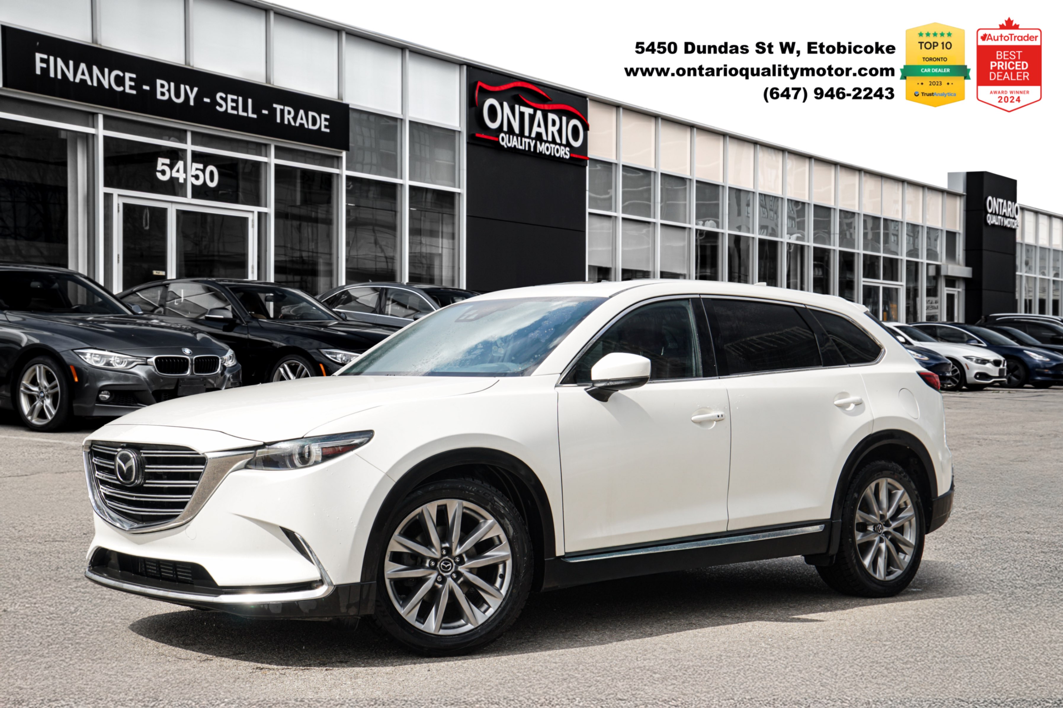 White 2016 Mazda CX-9 SUV / Crossover All-Wheel Drive Automatic