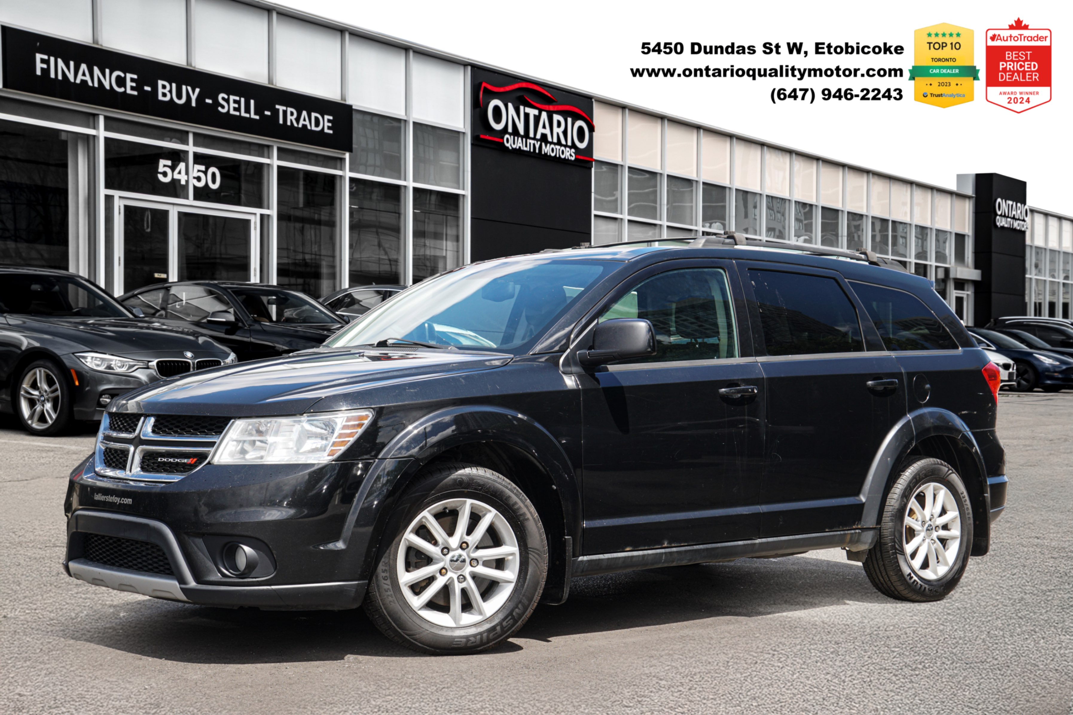 Black 2017 Dodge Journey SUV / Crossover All-Wheel Drive Automatic