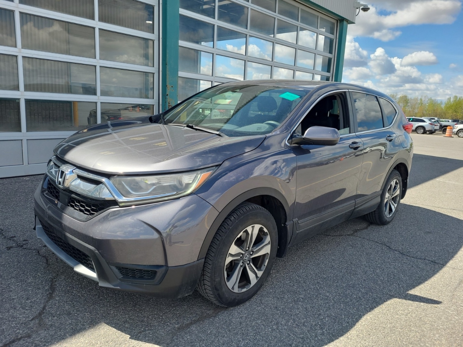 Gray 2017 Honda CR-V LX AWD SUV / Crossover All-Wheel Drive Automatic
