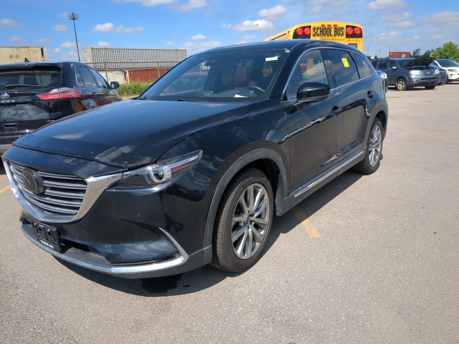 Black 2018 Mazda CX-9 Signature AWD SUV / Crossover All-Wheel Drive Automatic