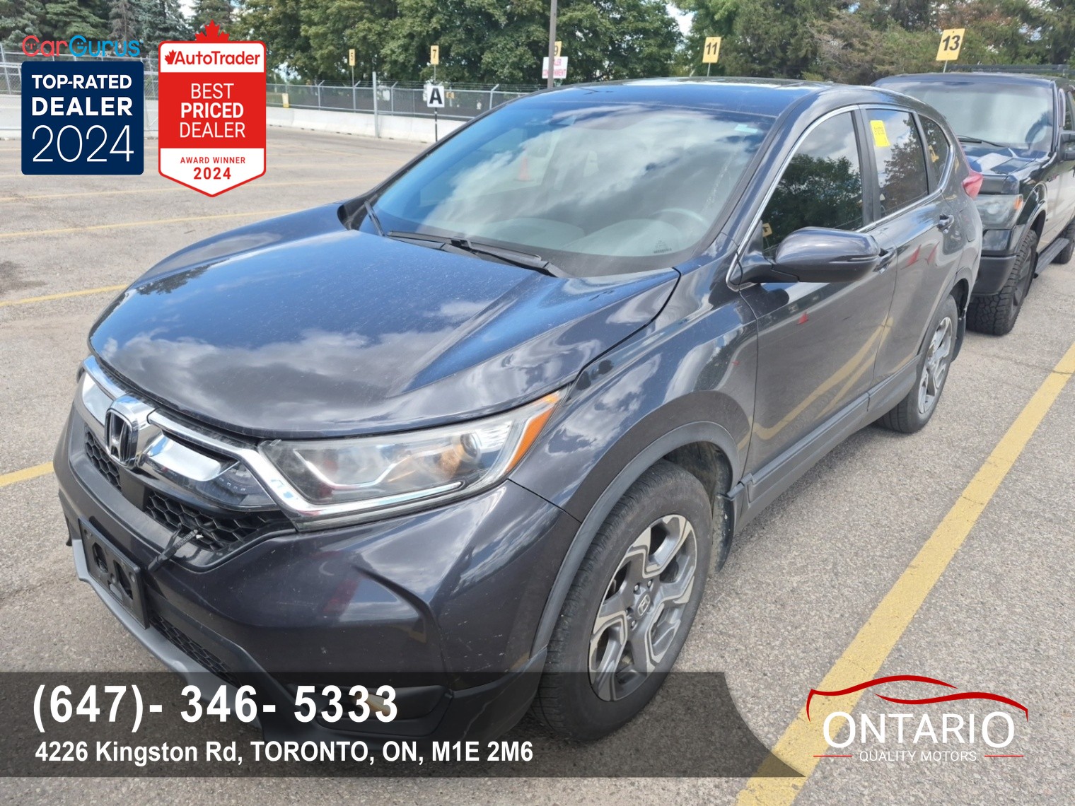 Gray 2018 Honda CR-V SUV / Crossover All-Wheel Drive Automatic
