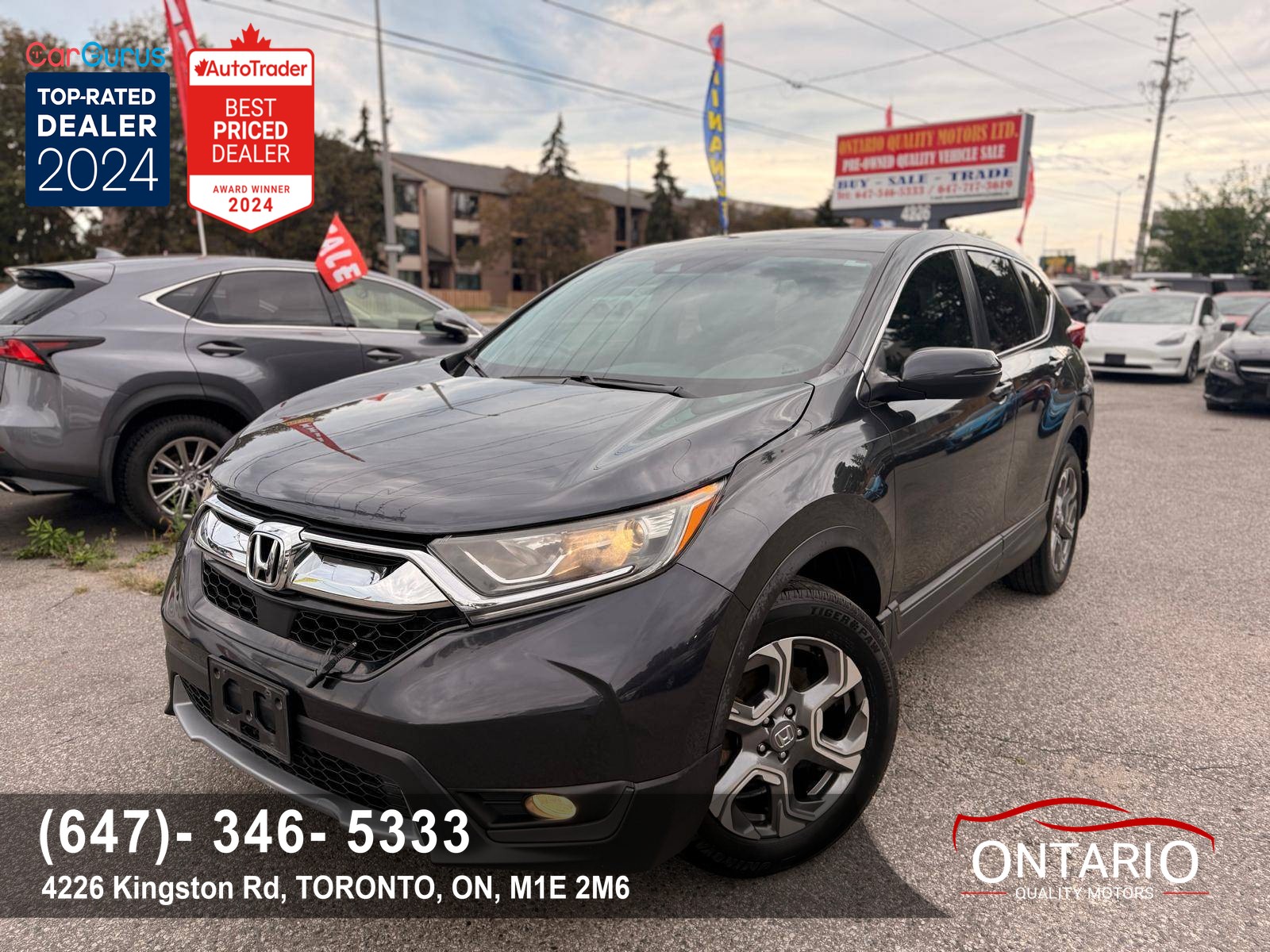Gray 2018 Honda CR-V SUV / Crossover All-Wheel Drive Automatic
