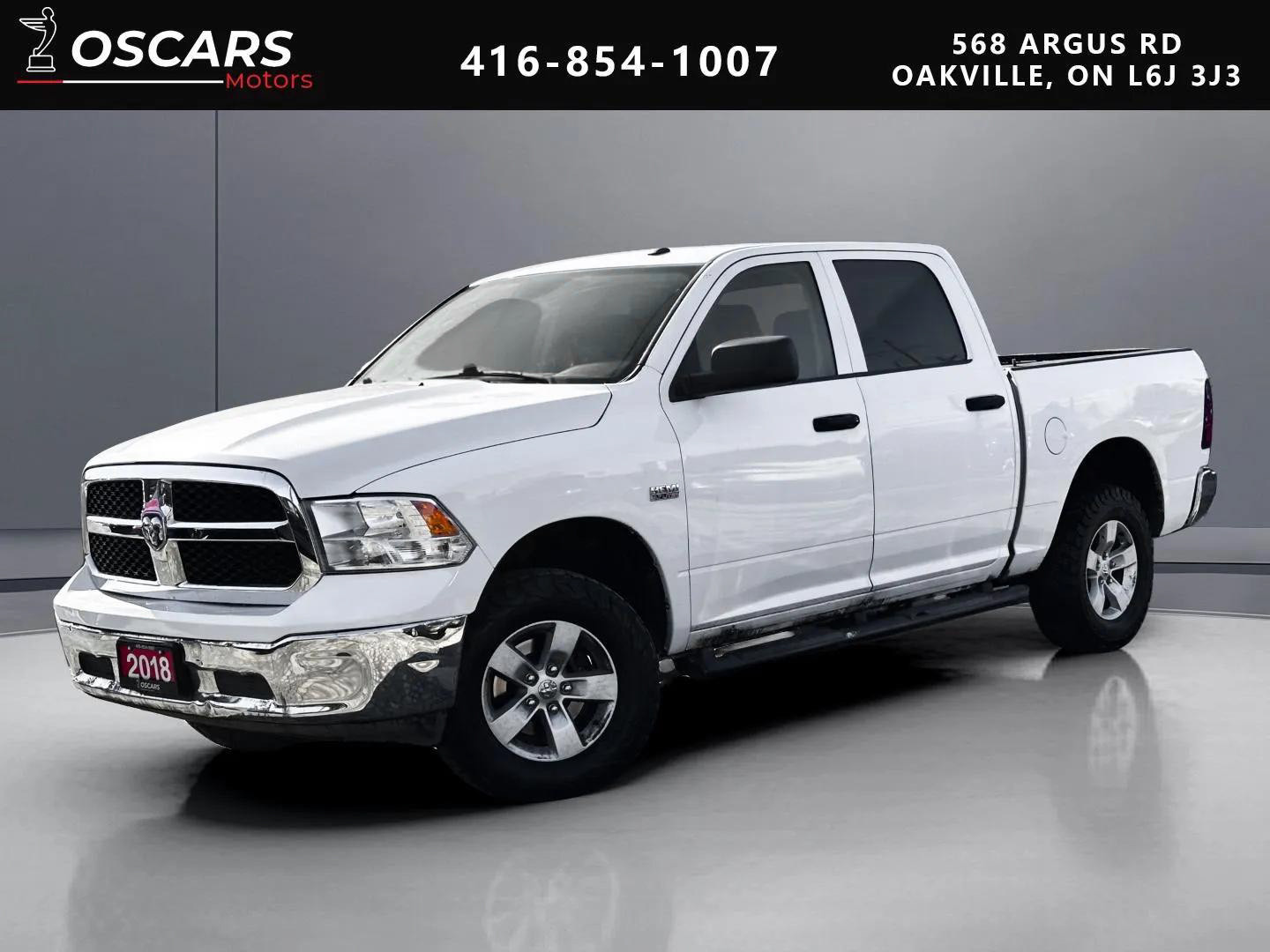 White 2018 RAM 1500 Pickup Truck Automatic