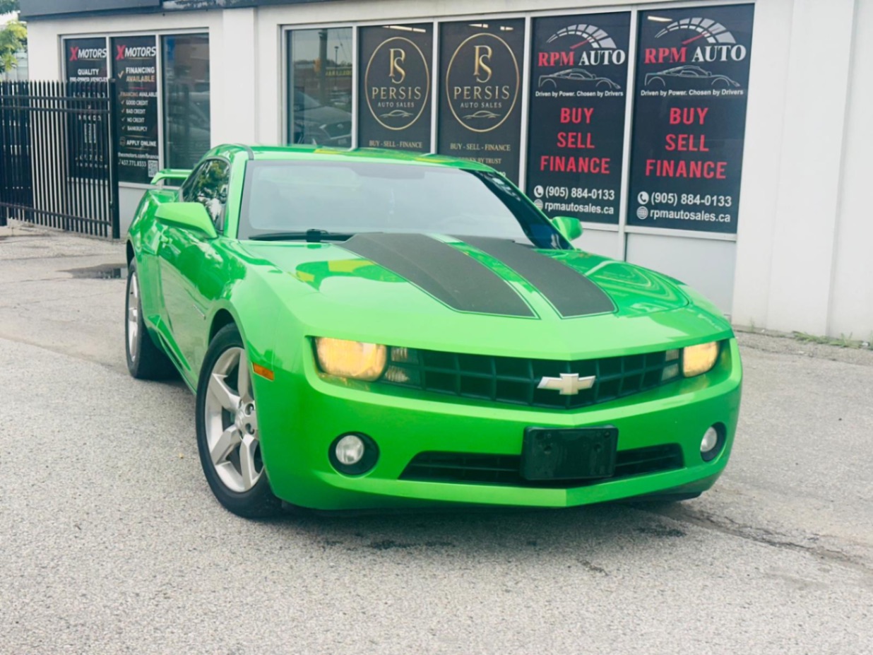 Green 2011 Chevrolet Camaro Coupe Rear-Wheel Drive Automatic