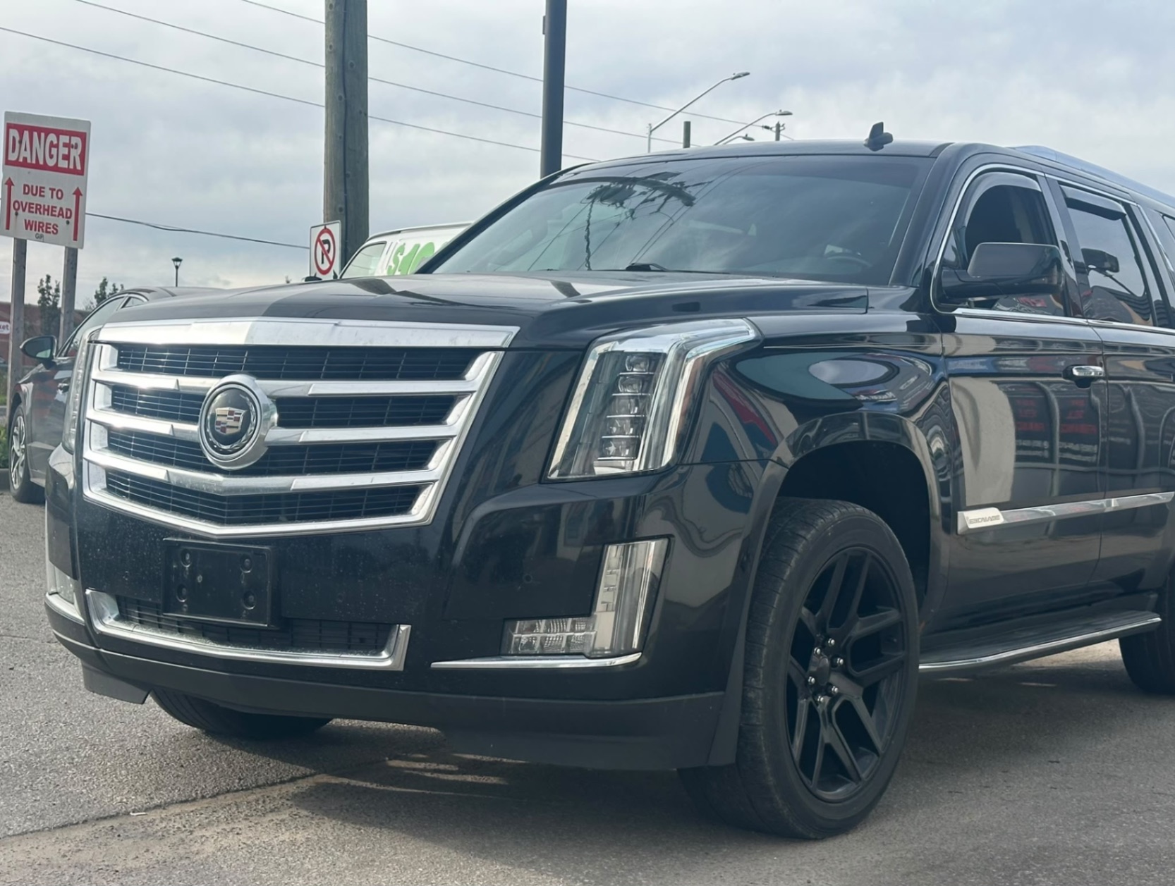 Black 2015 Cadillac Escalade SUV / Crossover Four-Wheel Drive Automatic