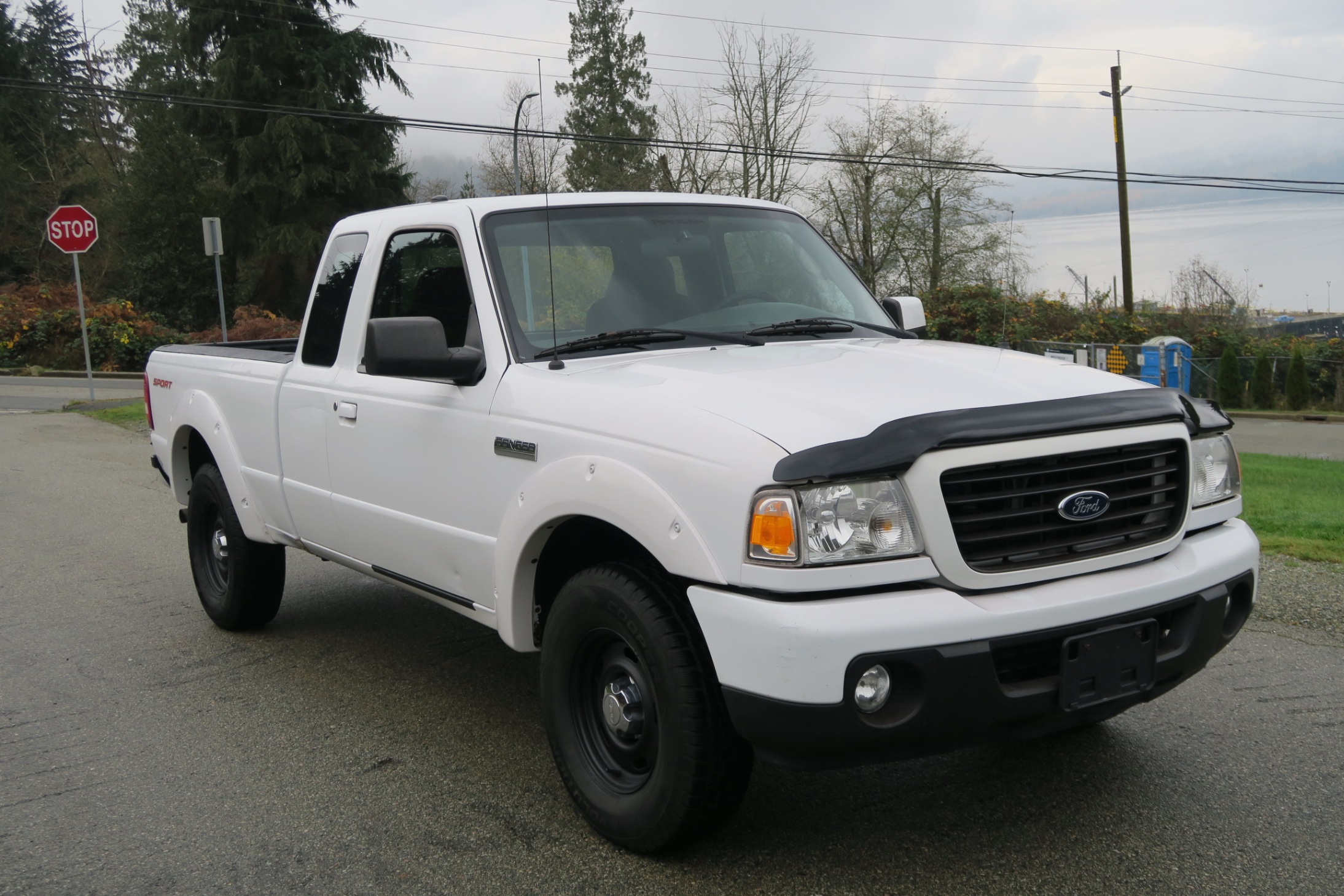 White 2008 Ford Ranger Pickup Truck Automatic