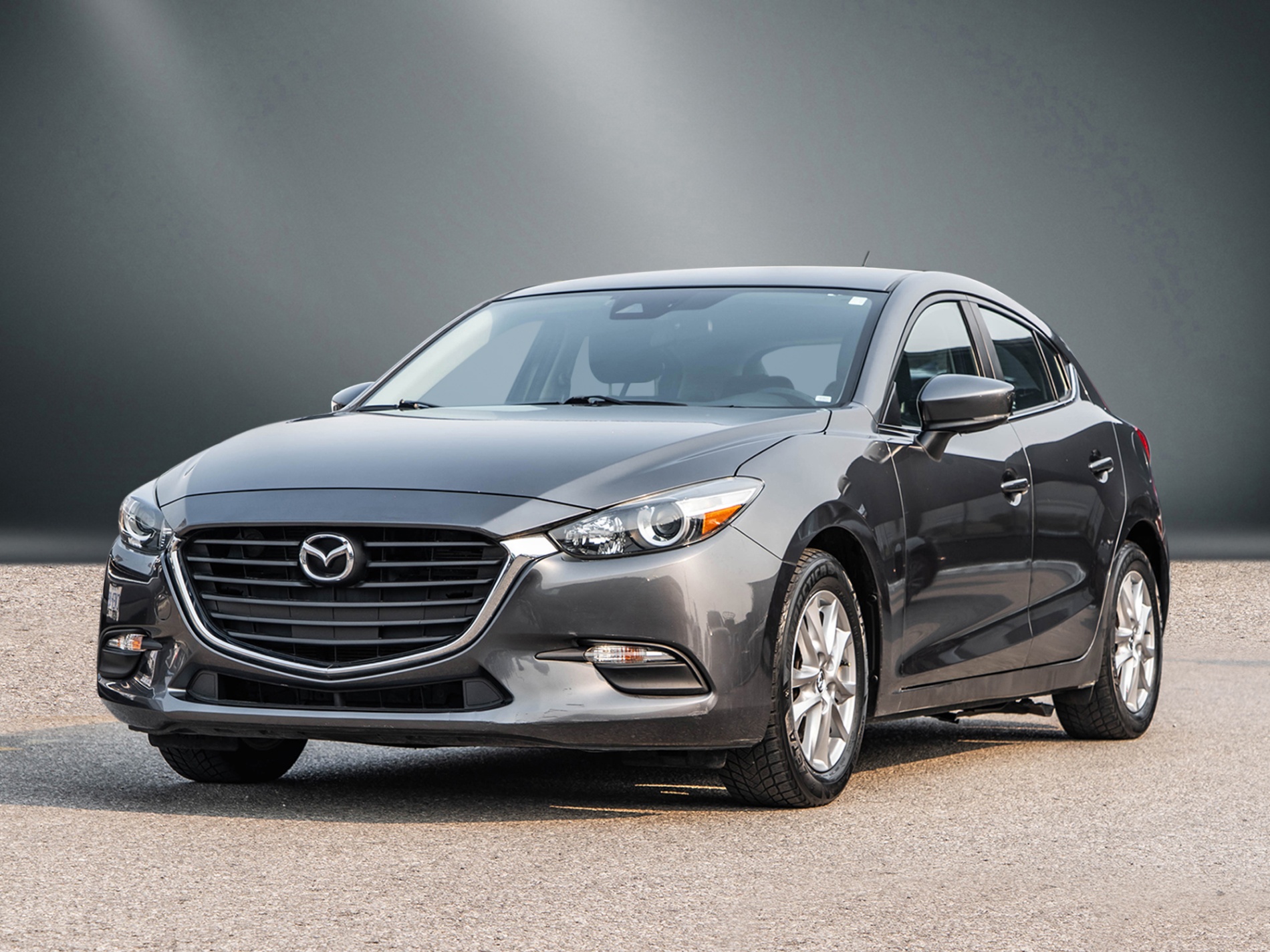 Gray (Dark Grey) 2018 Mazda MAZDA3 Sport Hatchback Automatic