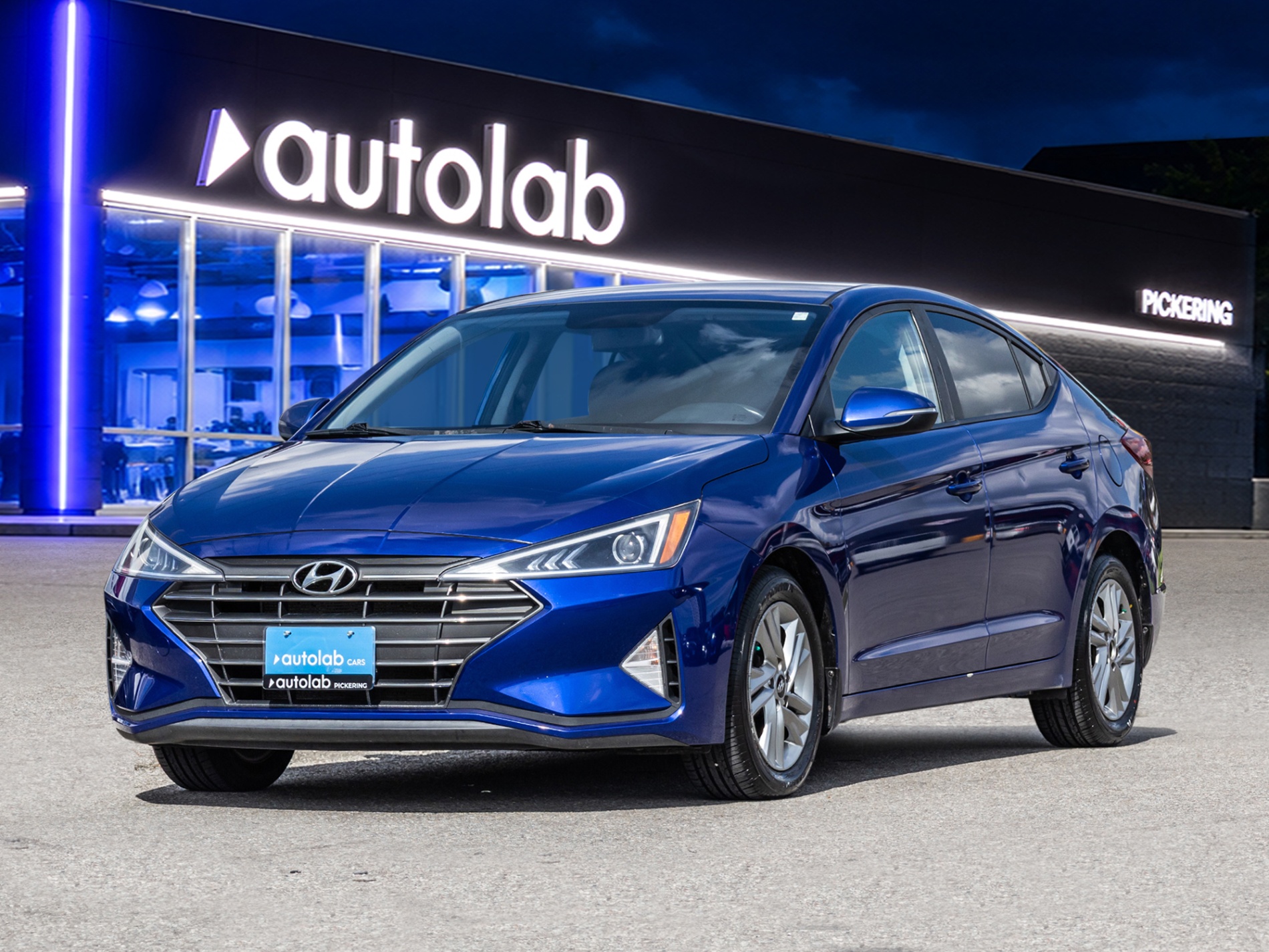 Blue 2020 Hyundai Elantra Sedan All-Wheel Drive Automatic