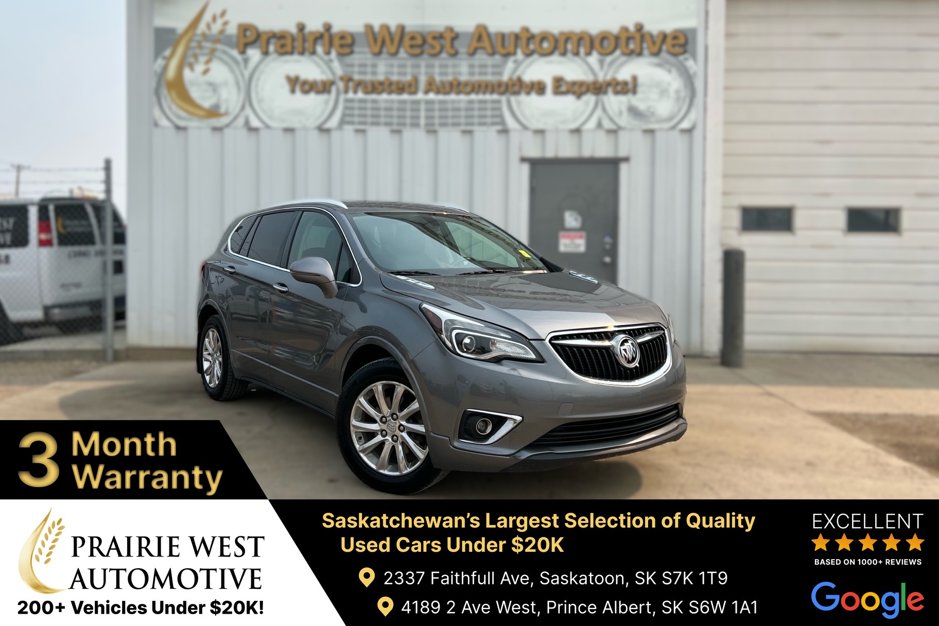 Silver 2019 Buick Envision SUV / Crossover All-Wheel Drive Automatic